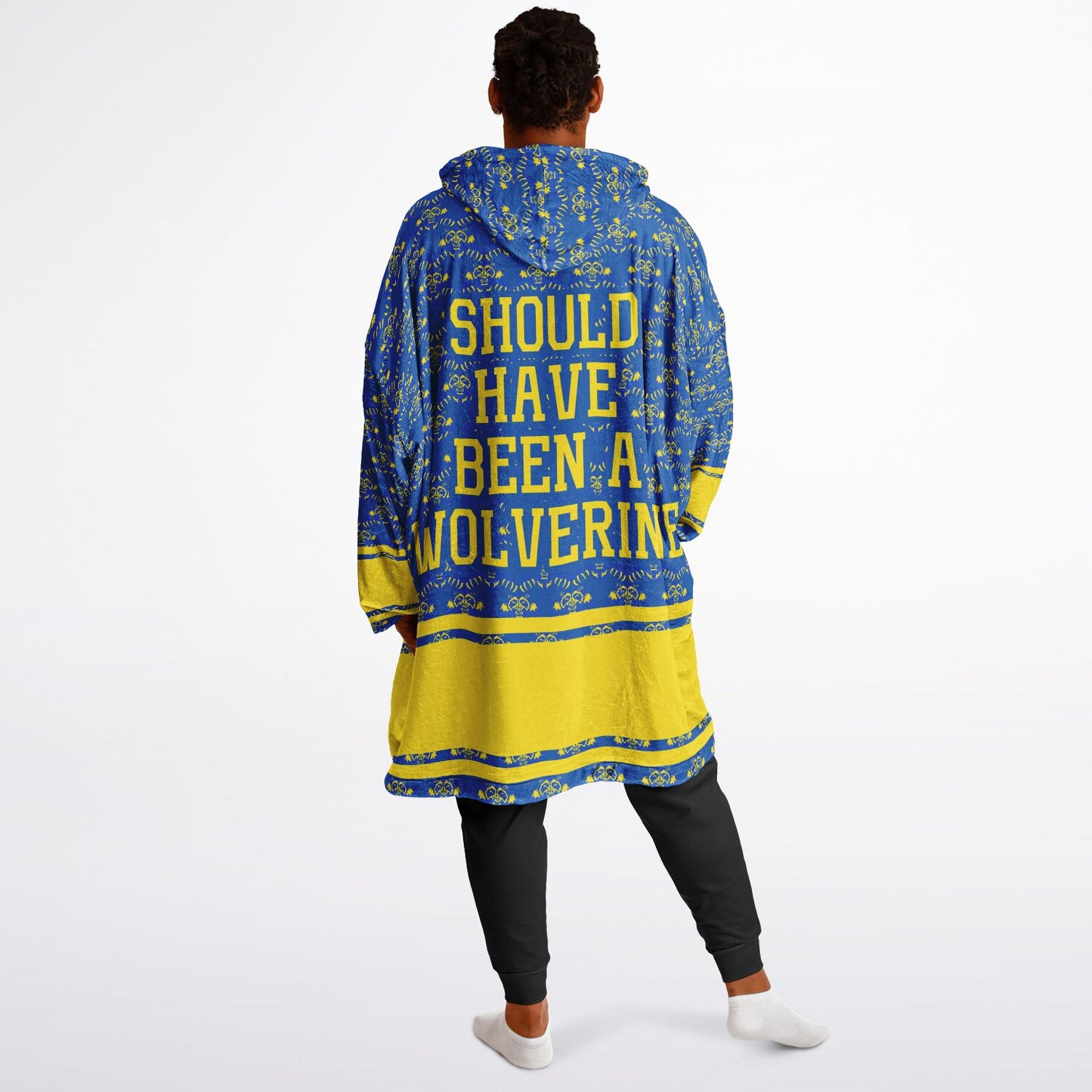 Simeon High School Snug Hoodie | Hoodie Blanket | Simeon Wolverines | Football SZN