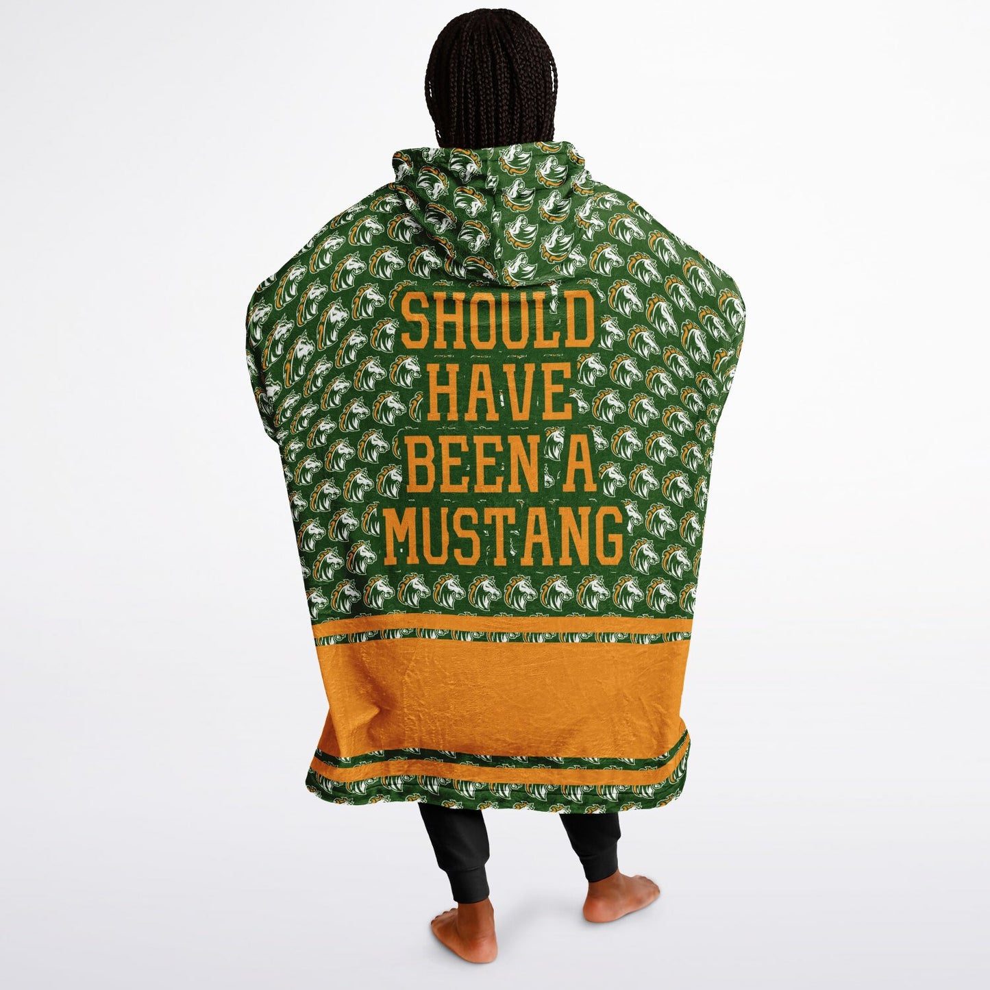 Morgan Park High School Snug Hoodie | Hoodie Blanket | Morgan Park Mustangs | Football SZN