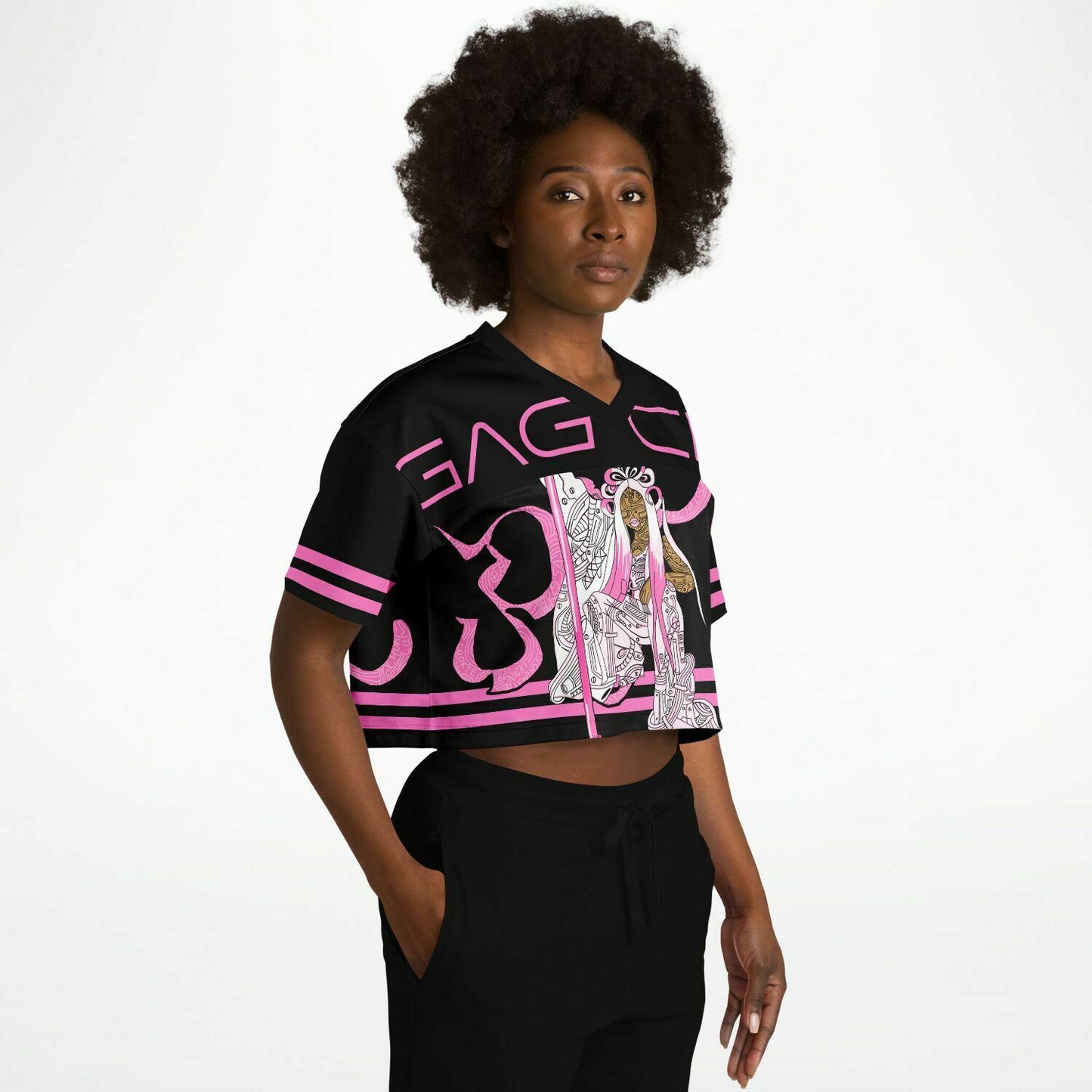 Nicki Minaj Tour | Pink Friday 2 Cropped Jersey | Gag City Shirt