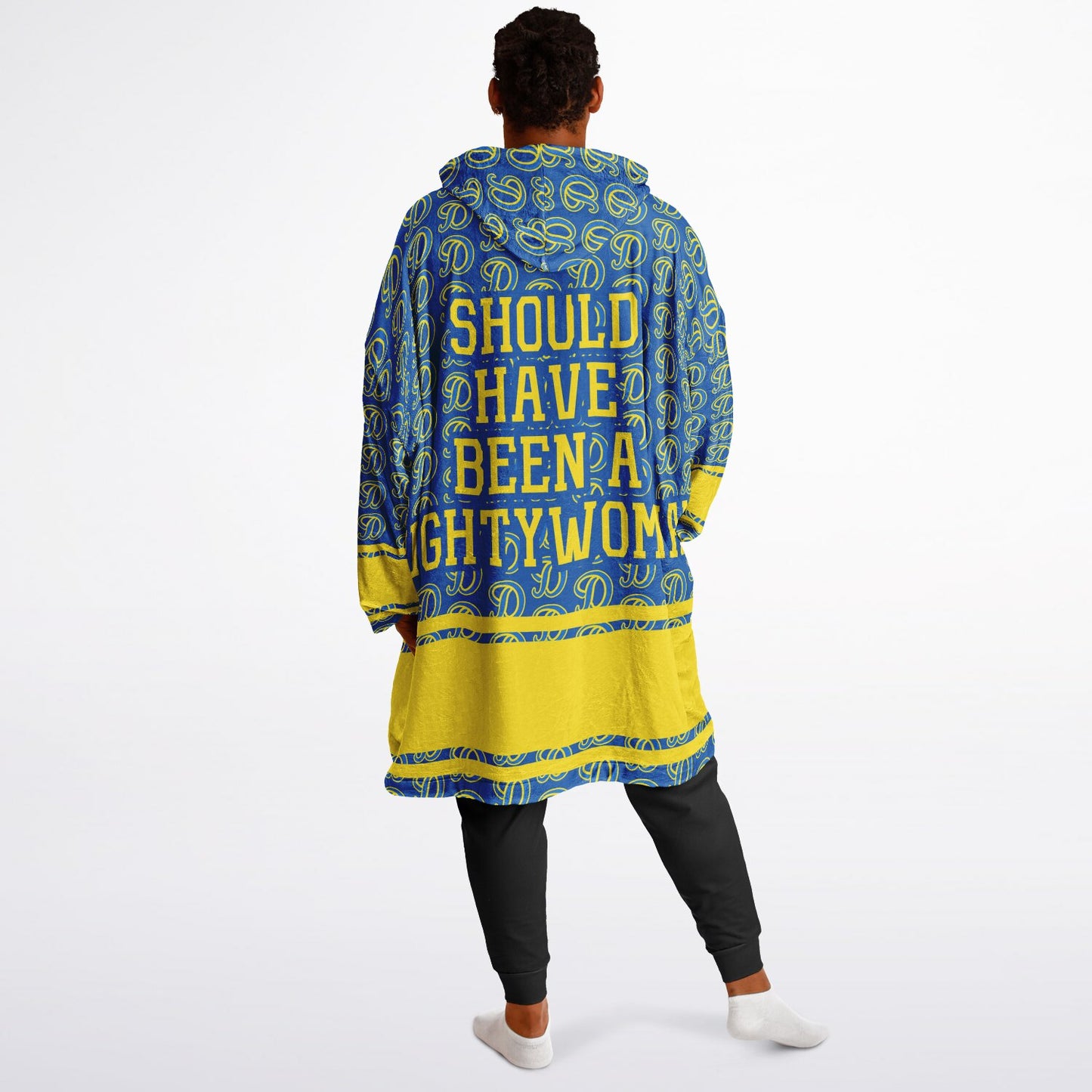 Dunbar Vocational School Snug Hoodie | Hoodie Blanket | Dunbar MightyWomen | Football SZN