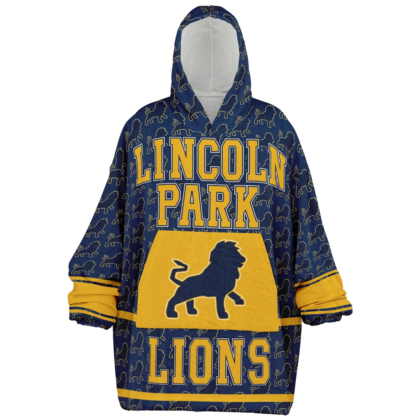 Lincoln Park High School Snug Hoodie | Hoodie Blanket | Lincoln Park Lions | Football SZN