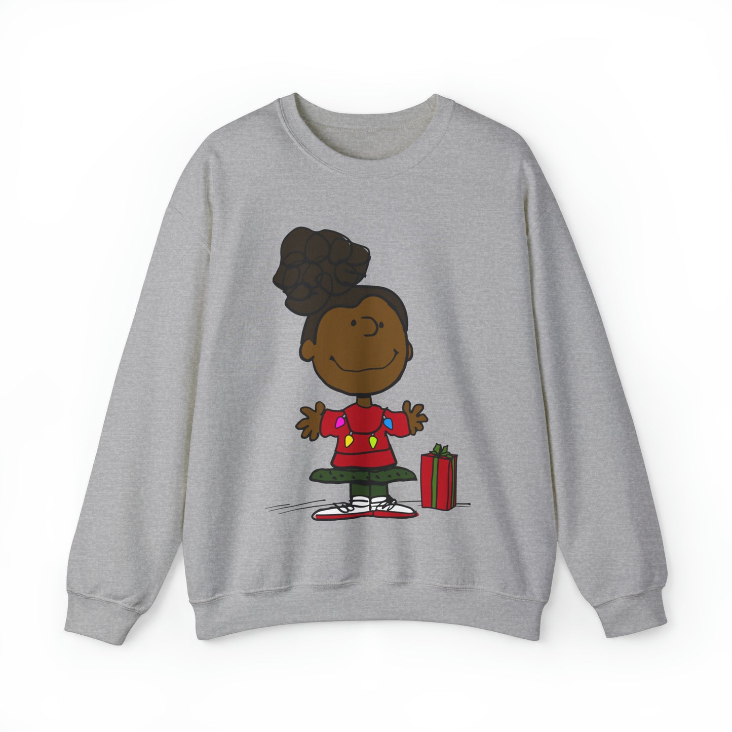 Black Charlie Brown Characters Christmas Shirt