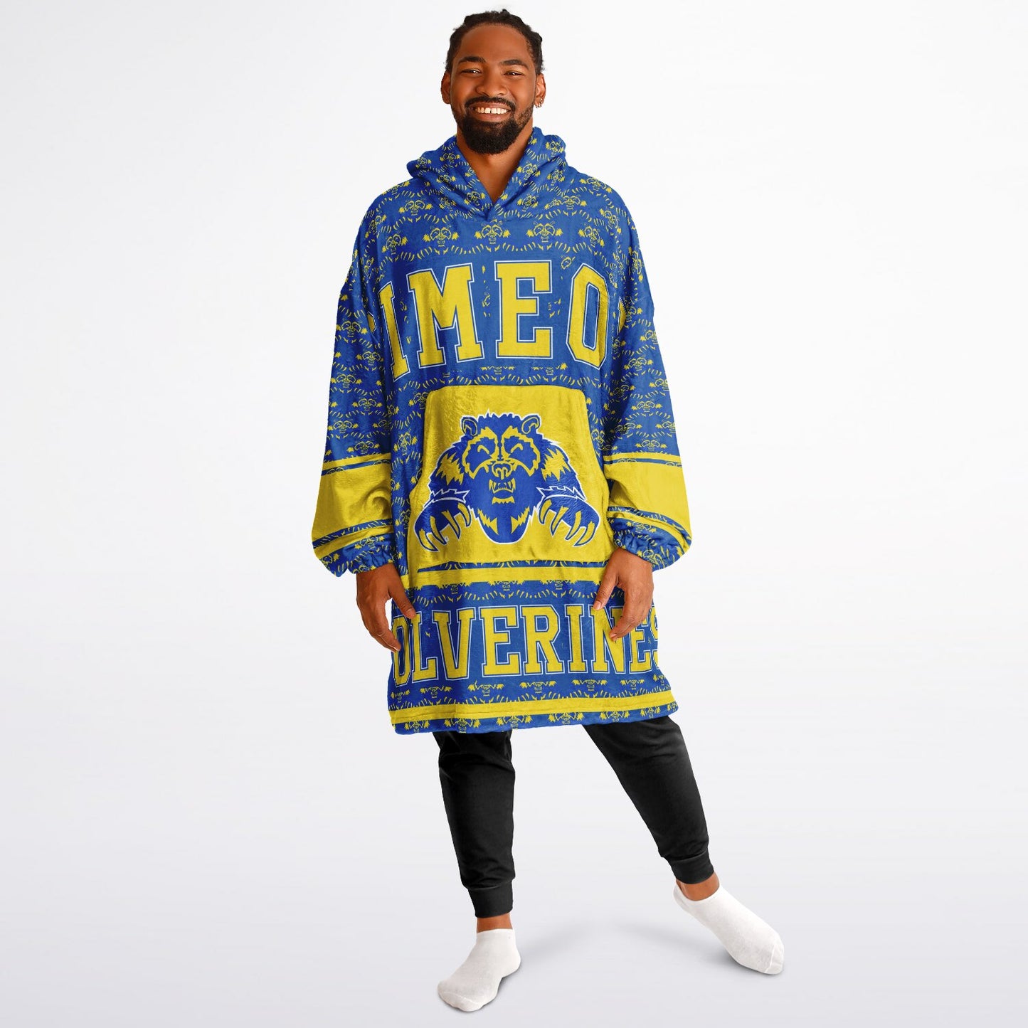 Simeon High School Snug Hoodie | Hoodie Blanket | Simeon Wolverines | Football SZN
