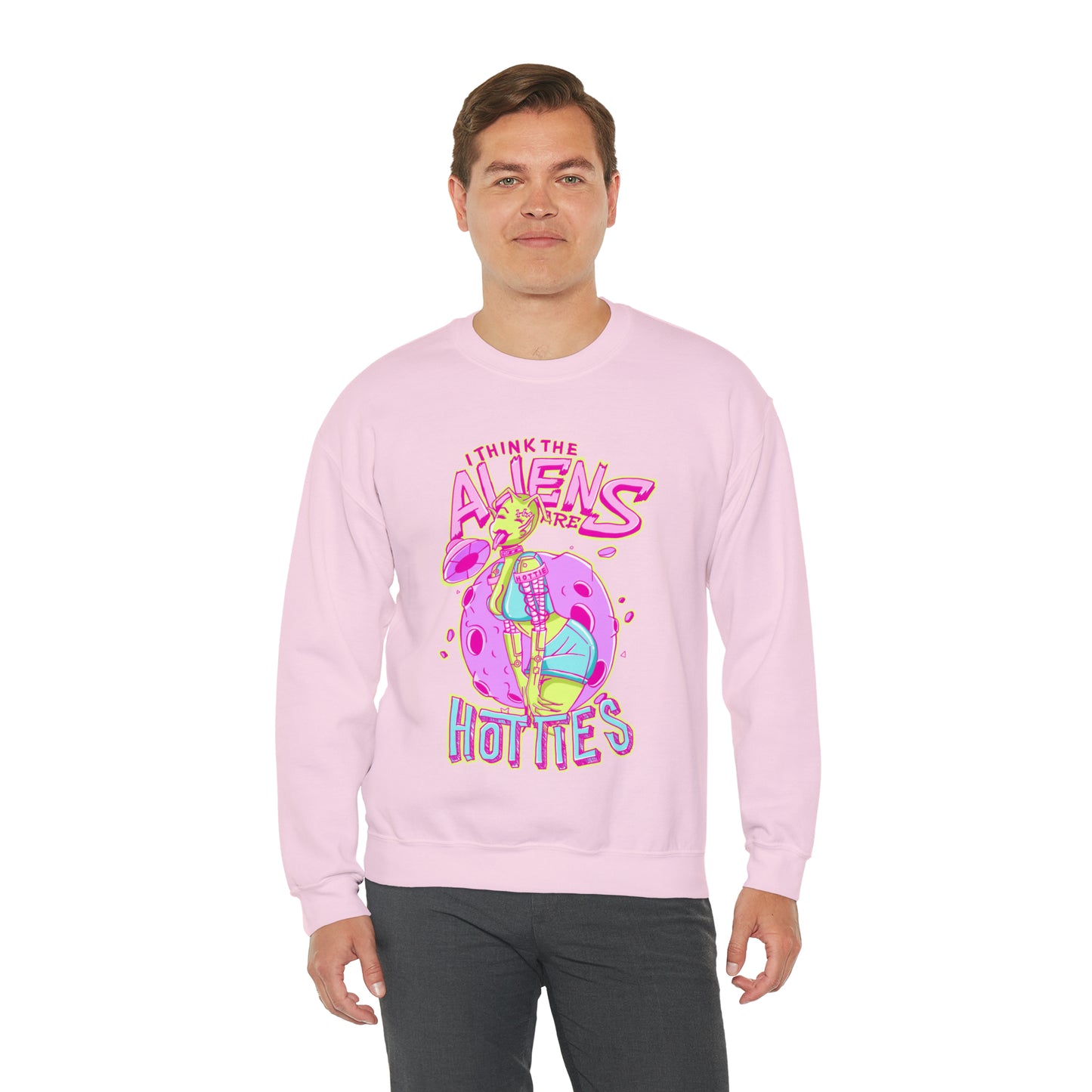 The Aliens Are Hotties Crewneck Sweatshirt