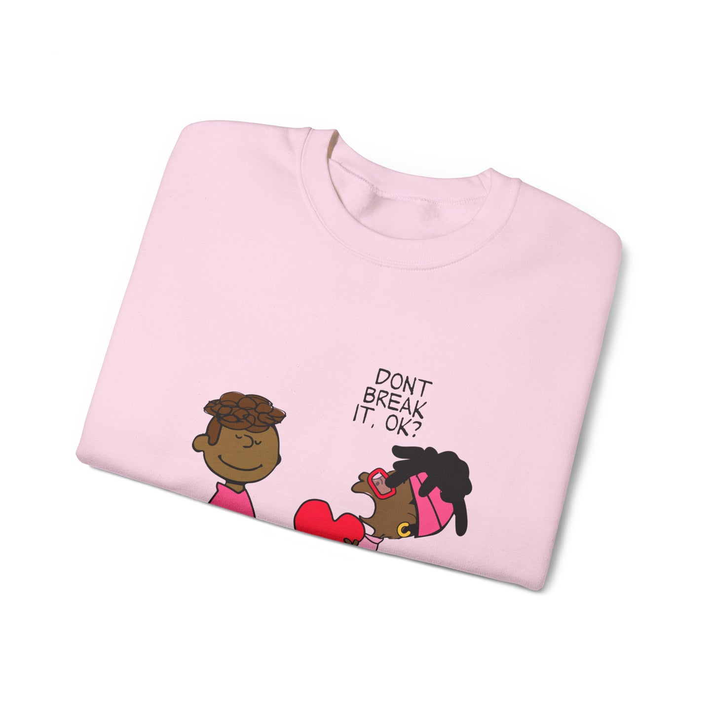 Black Charlie Brown Characters Valentine's Day Shirt