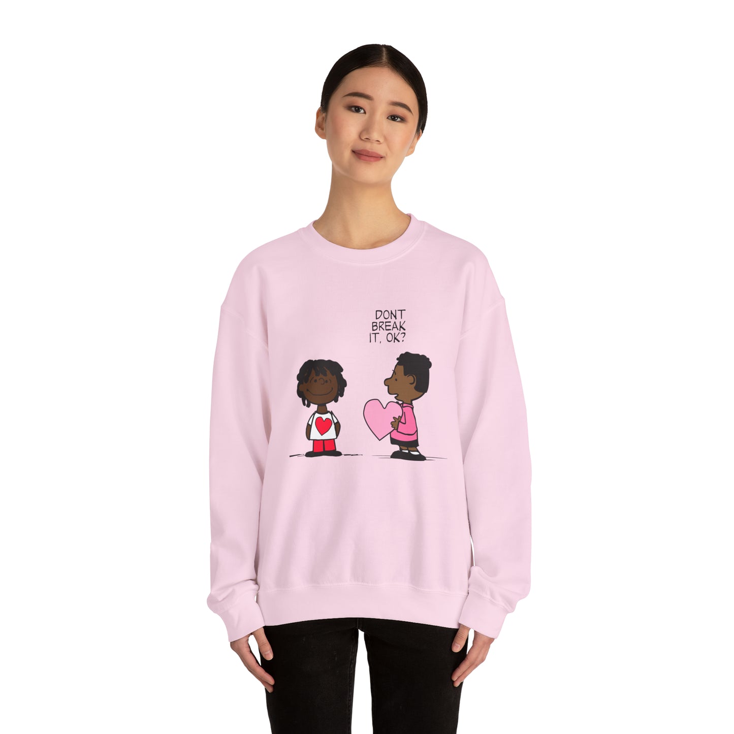 Black Charlie Brown Characters Valentine's Day Shirt