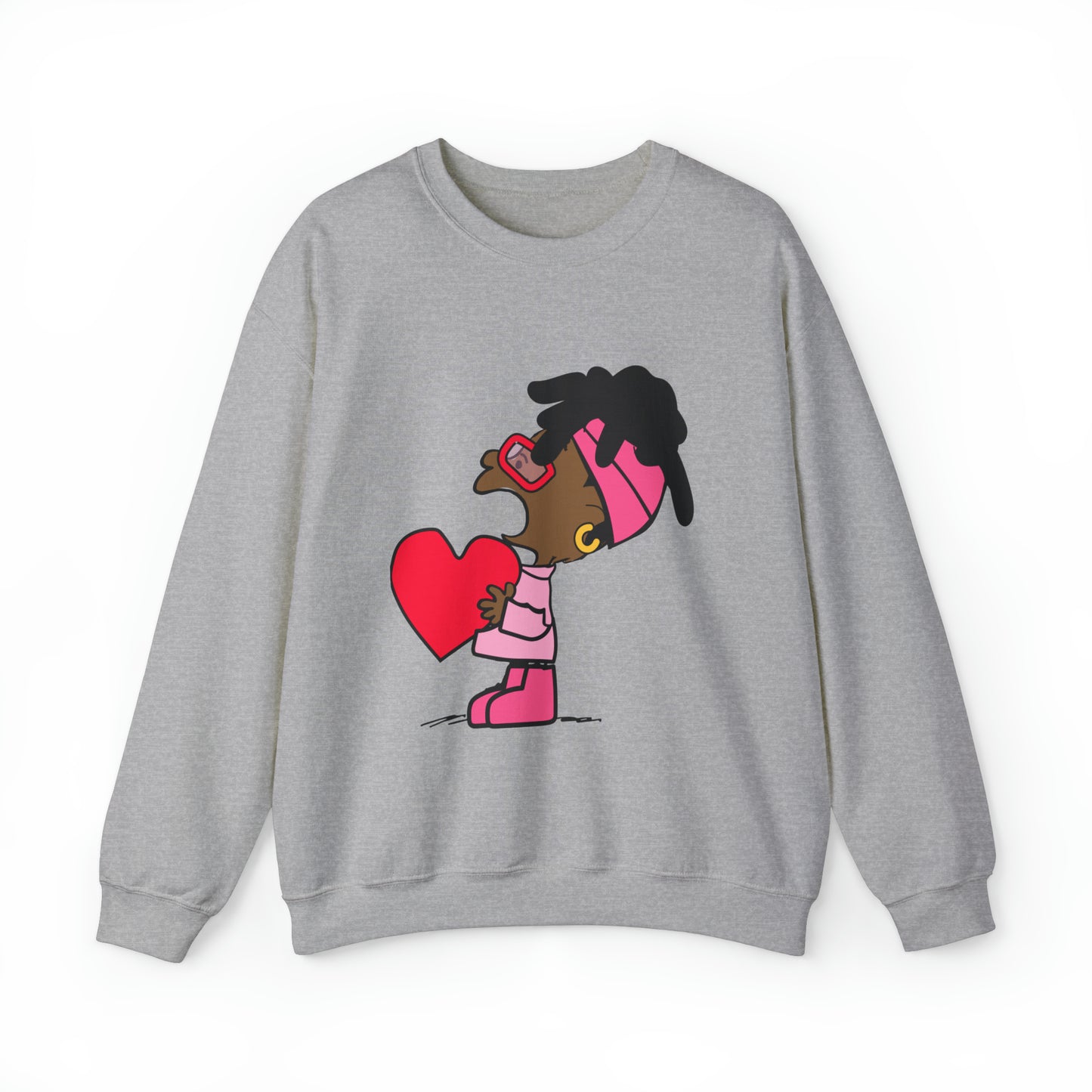 Black Charlie Brown Characters Valentine's Day Shirt