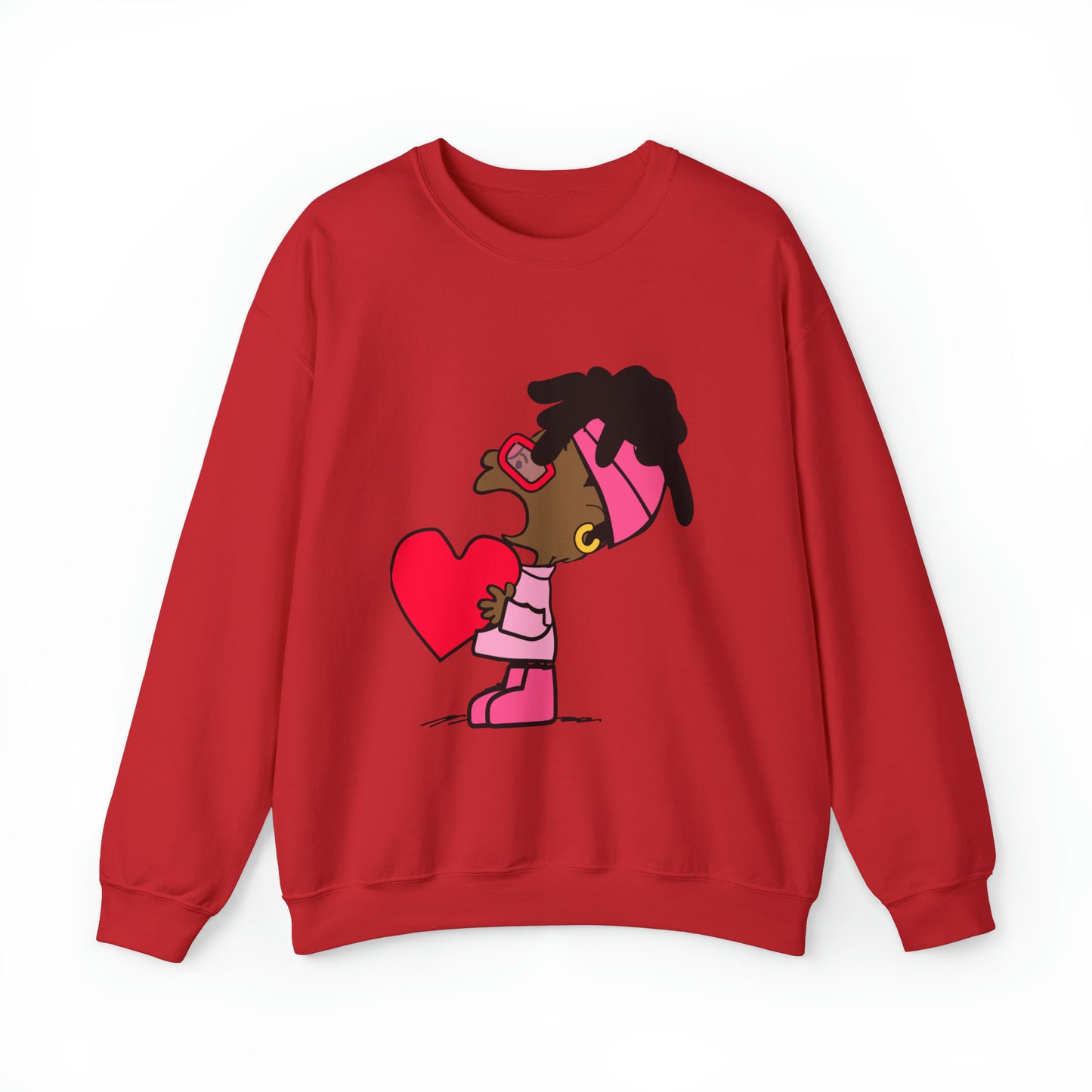 Black Charlie Brown Characters Valentine's Day Shirt