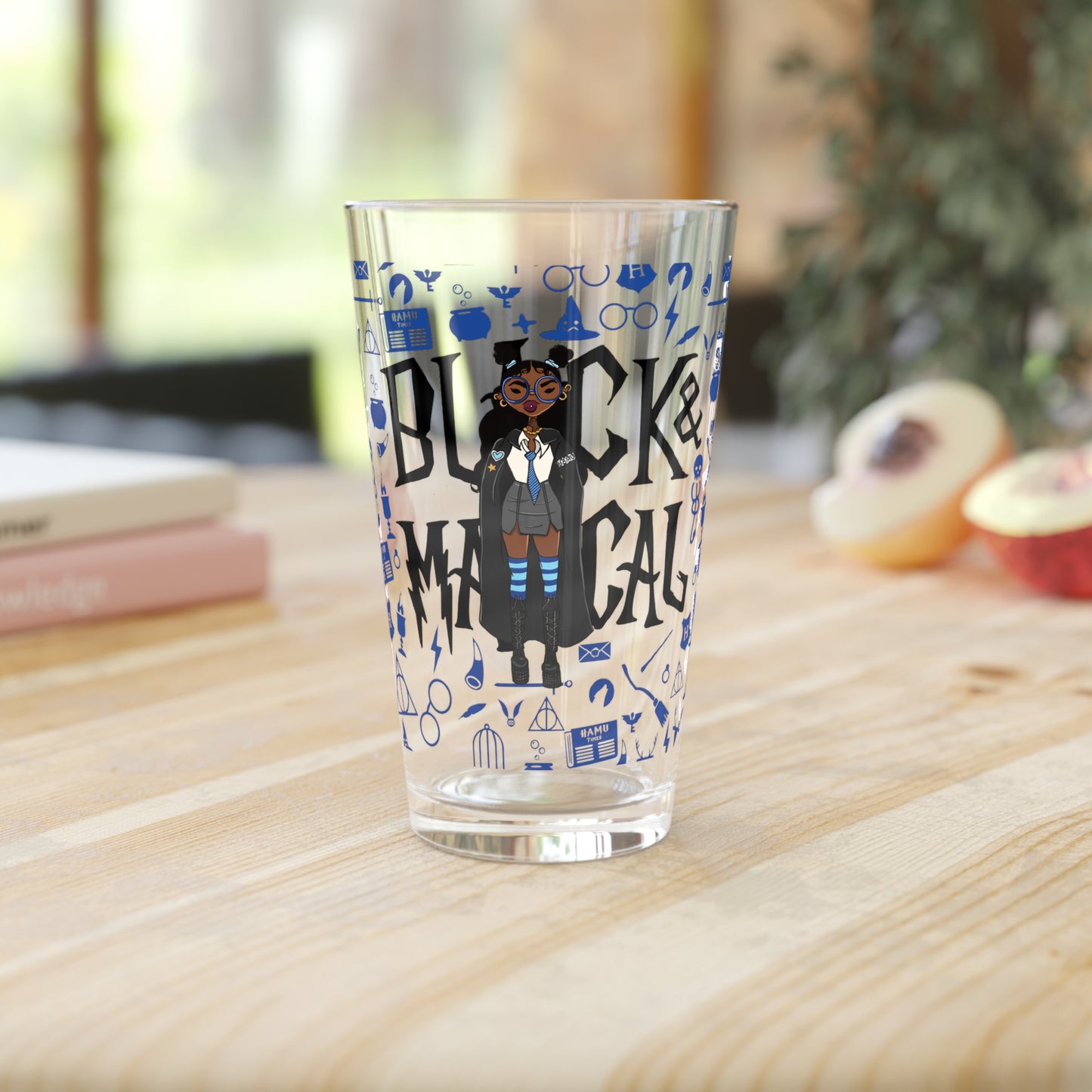 HAMU House Pint Glass | HAMU Merch | HAMU University | Hamu Acceptance Letter | HAMU House