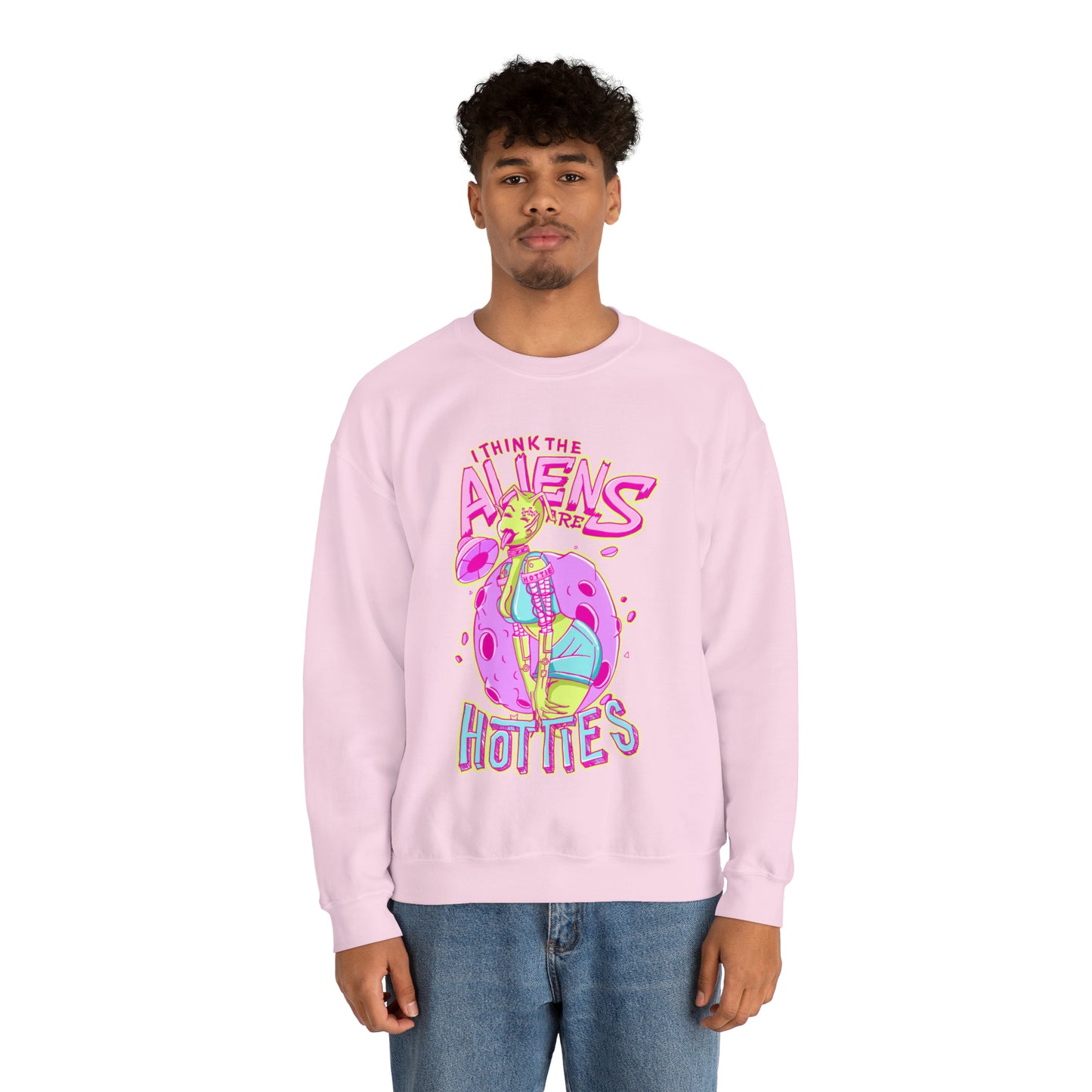 The Aliens Are Hotties Crewneck Sweatshirt