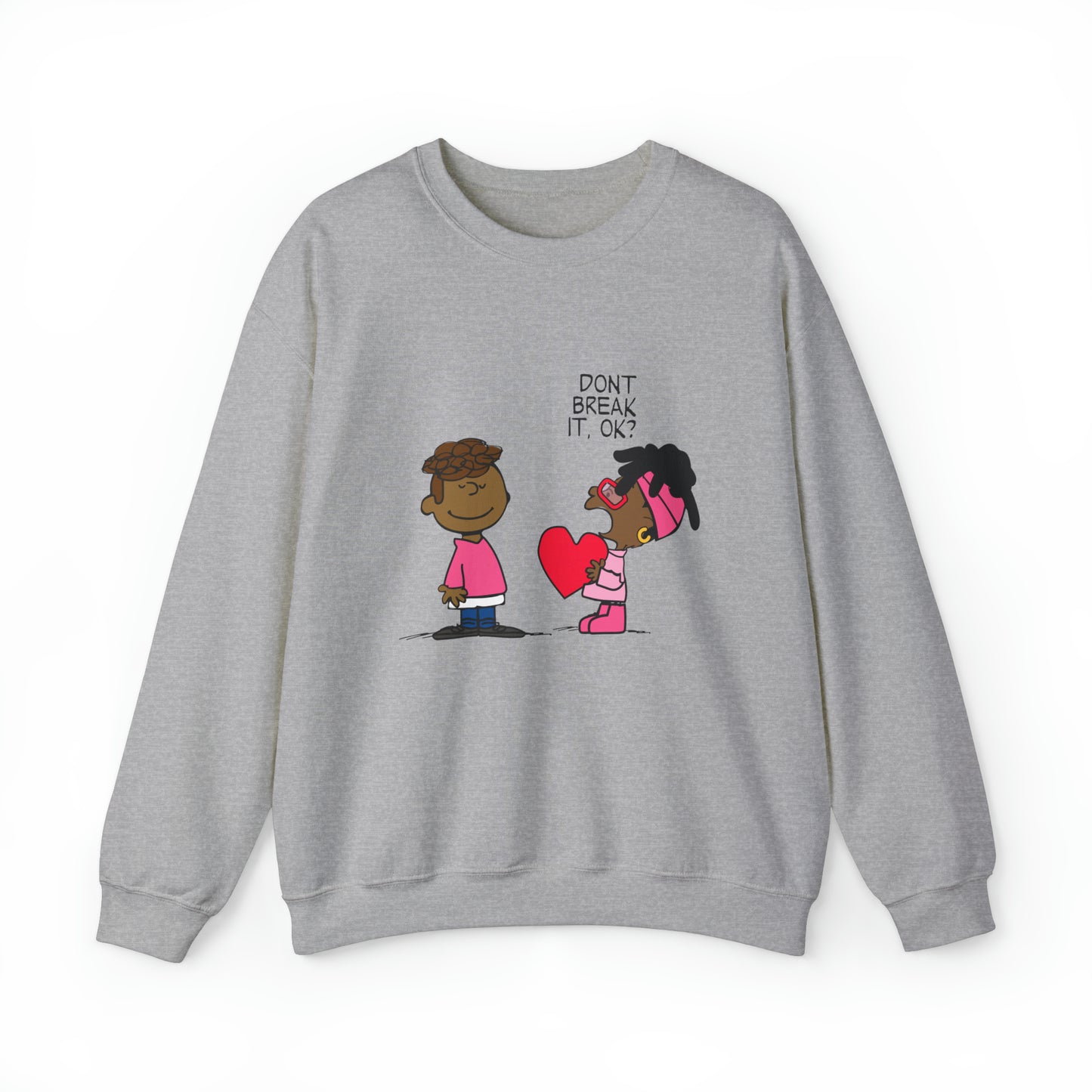 Black Charlie Brown Characters Valentine's Day Shirt