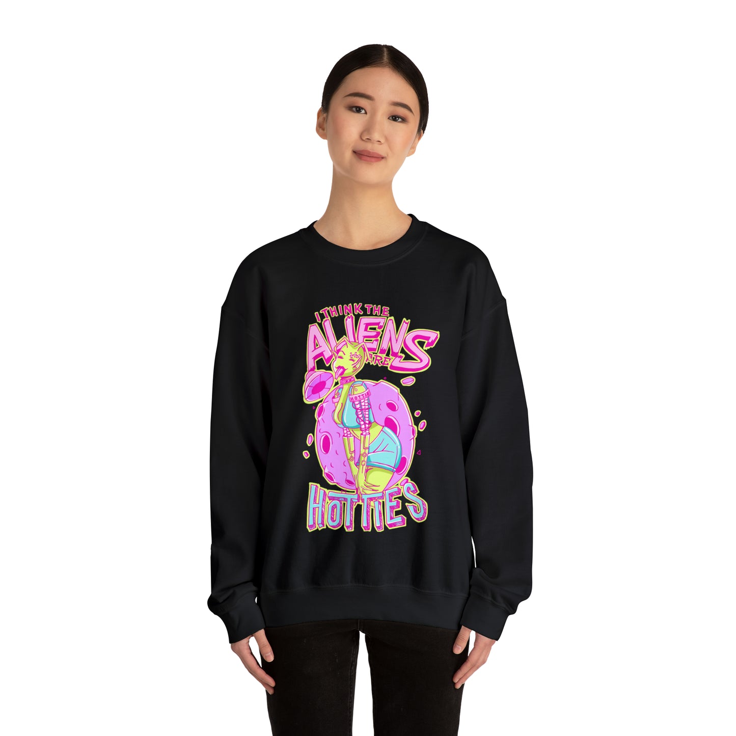 The Aliens Are Hotties Crewneck Sweatshirt