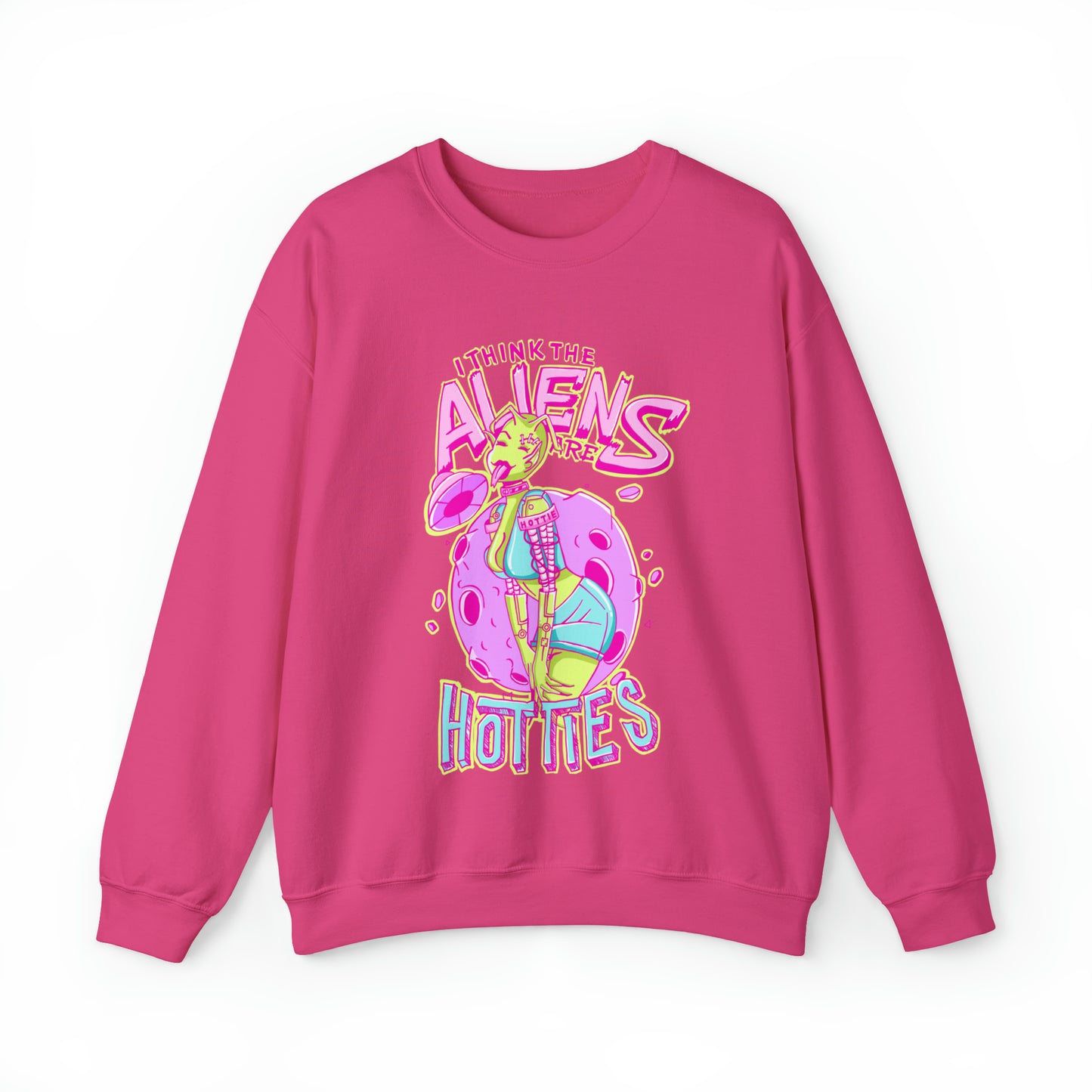 The Aliens Are Hotties Crewneck Sweatshirt