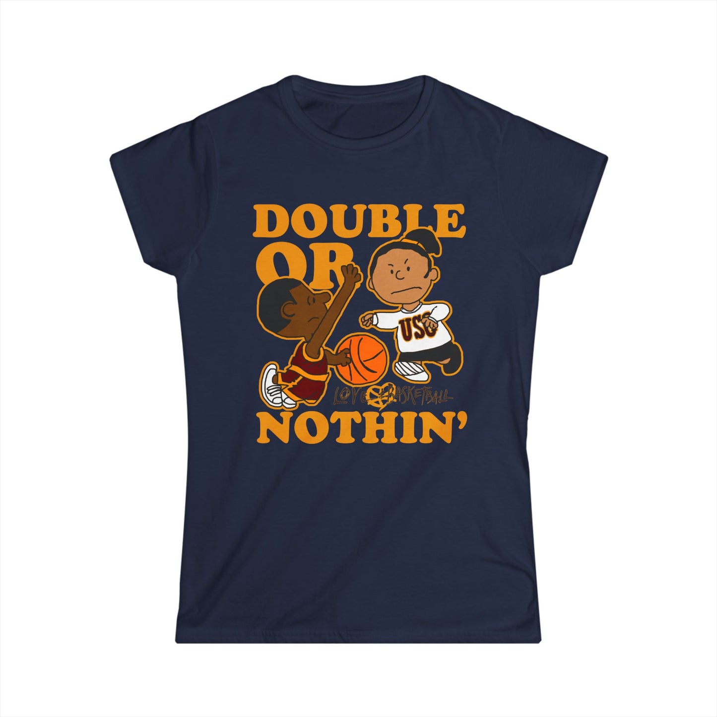 Keisha & The Gang | Black Charlie Brown | Love & Basketball Movie Womens Tee