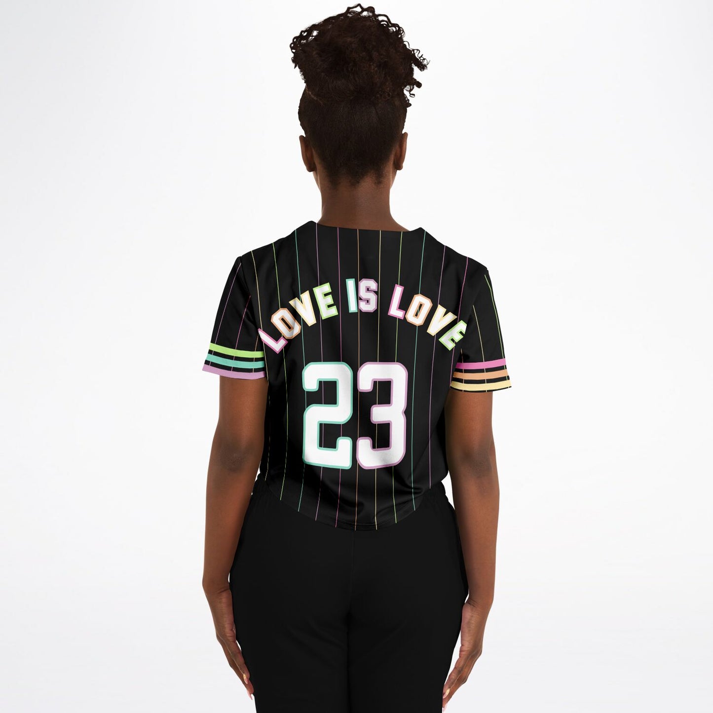 Black Pride Cropped Jersey | Love is Love Cropped Jersey  copy