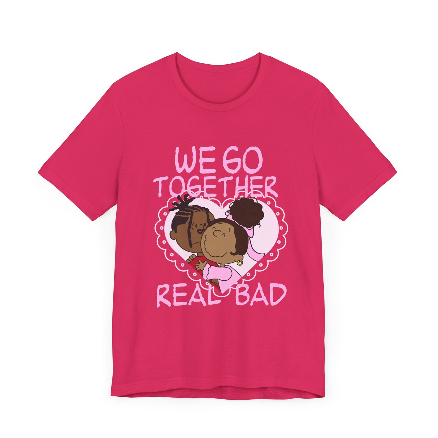 Keisha & The Gang | Black Charlie Brown Characters Valentine's Day Shirt