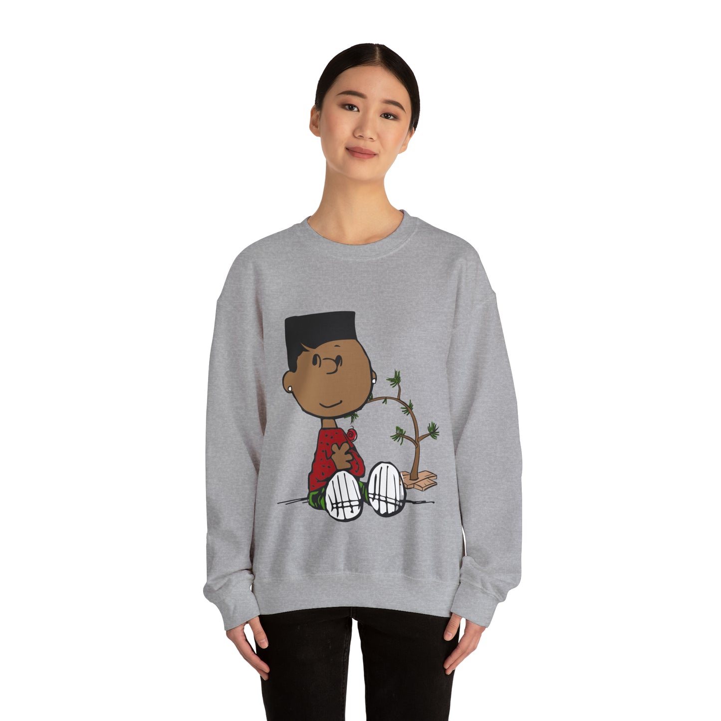 Black Charlie Brown Characters Christmas Shirt