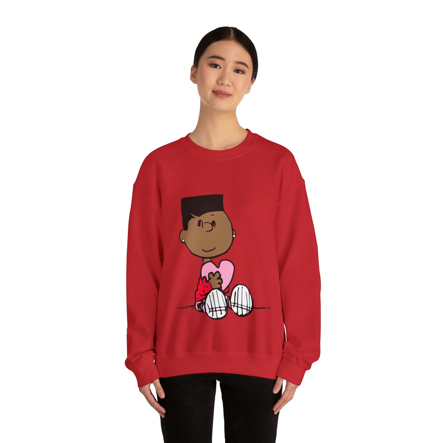 Black Charlie Brown Characters Valentine's Day Shirt