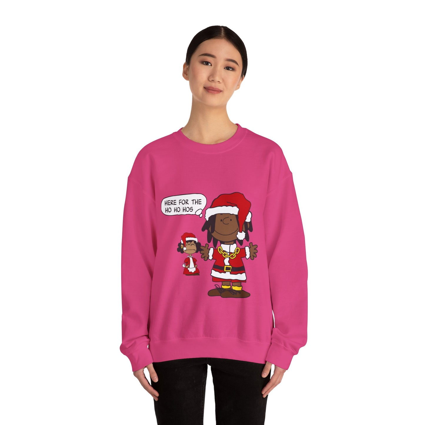 Black Santa Christmas Shirt β Holiday Graphic Tee for Women & Men | Keisha & Friends