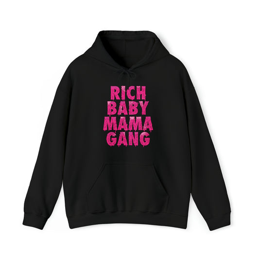 Pink Rich Baby Mama Gang $ Hoodie