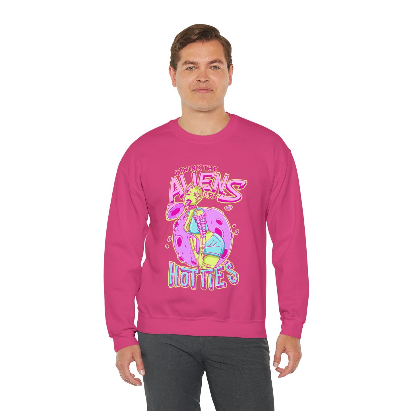 The Aliens Are Hotties Crewneck Sweatshirt
