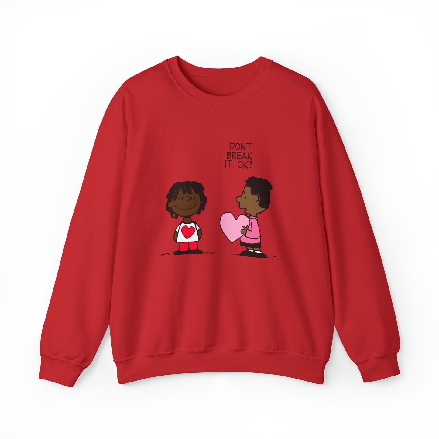 Black Charlie Brown Characters Valentine's Day Shirt