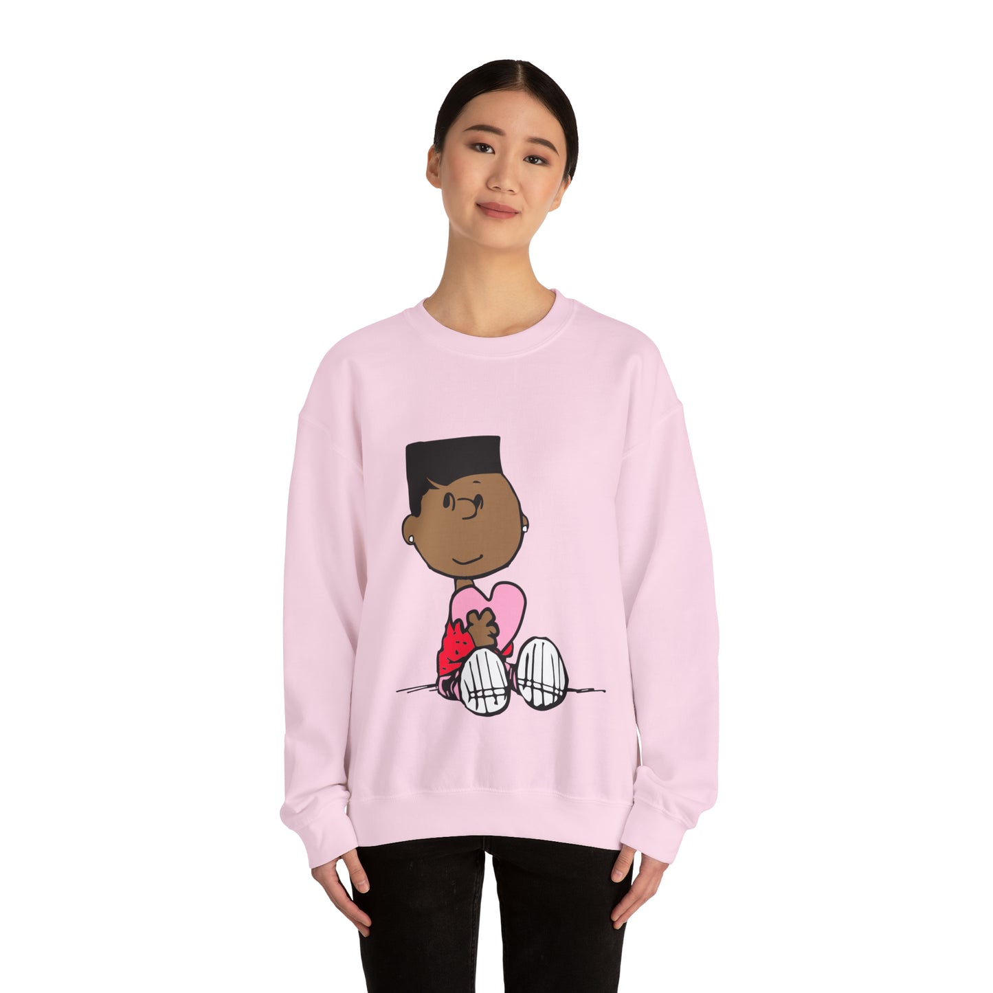 Black Charlie Brown Characters Valentine's Day Shirt