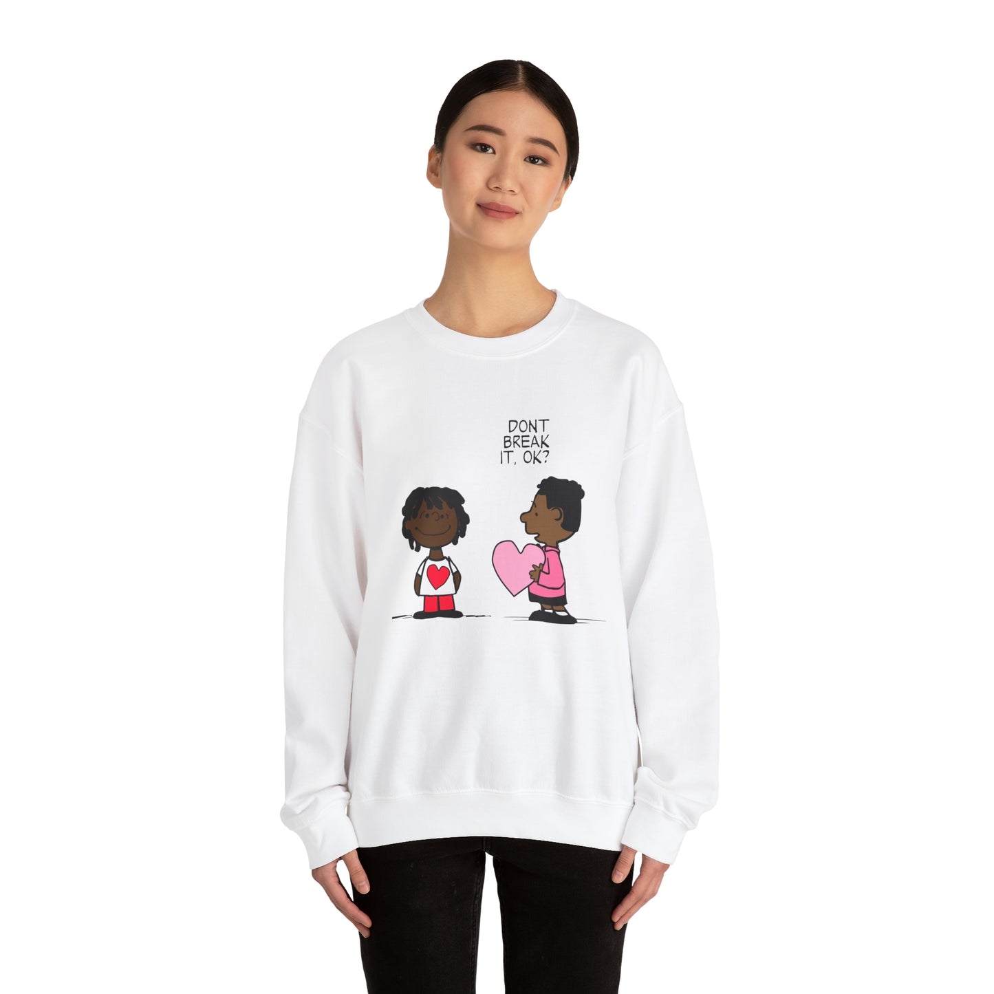 Black Charlie Brown Characters Valentine's Day Shirt