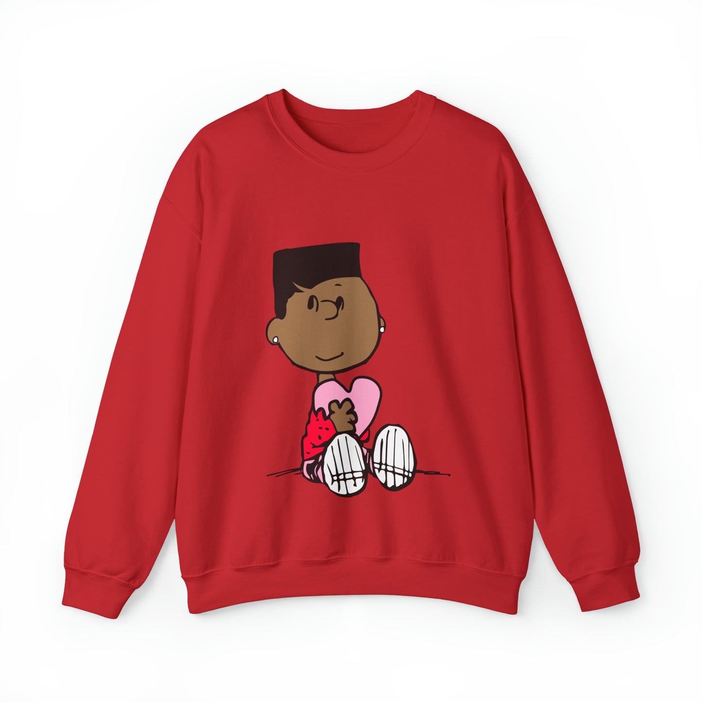 Black Charlie Brown Characters Valentine's Day Shirt