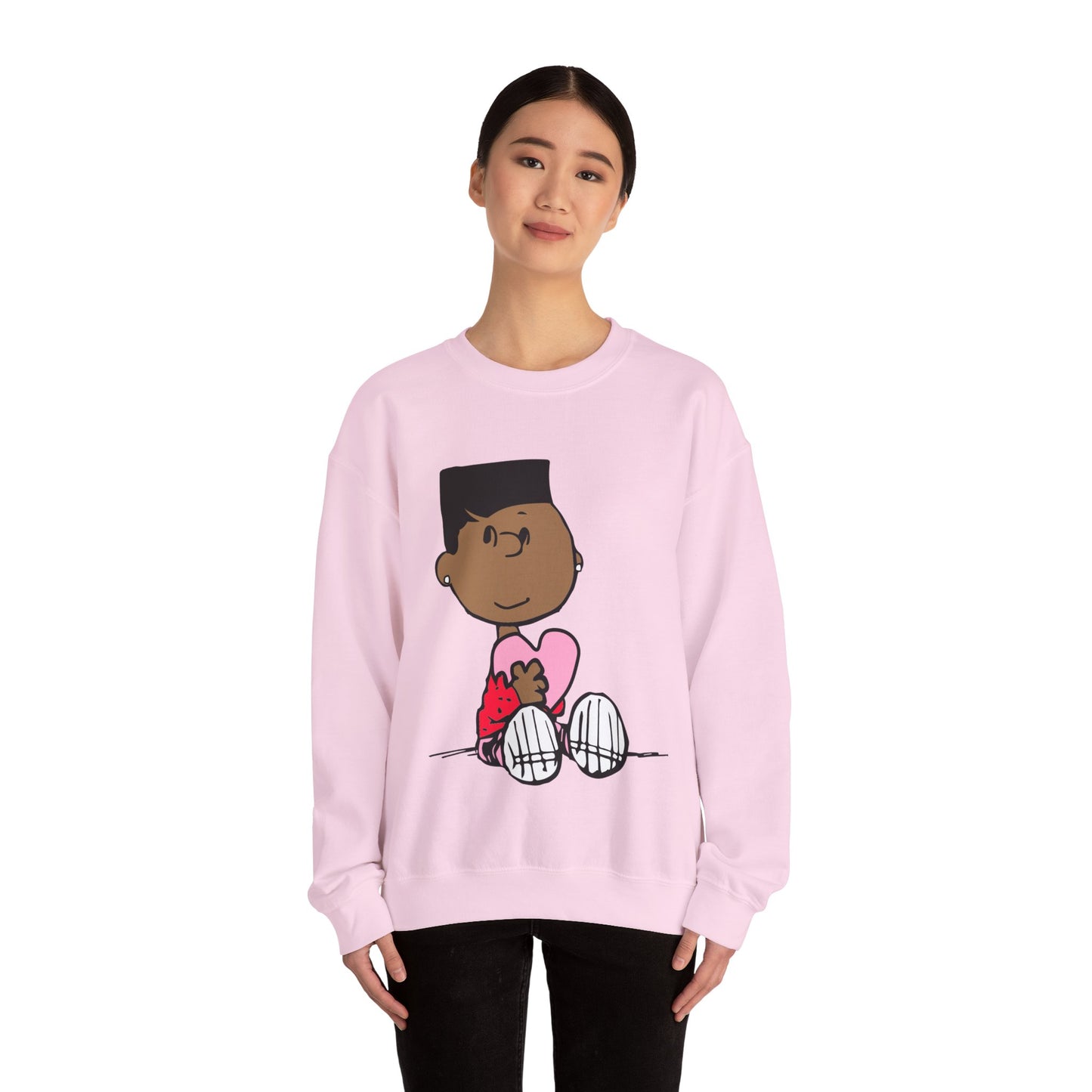 Copy of Black Charlie Brown Characters Valentine's Day Shirt