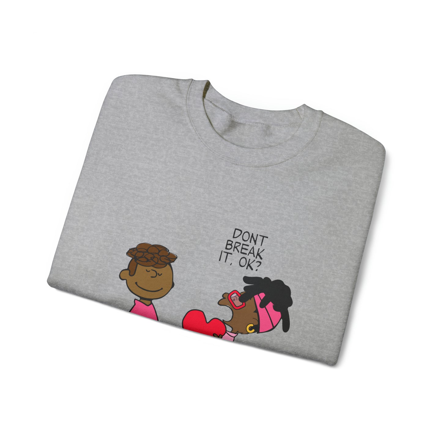 Black Charlie Brown Characters Valentine's Day Shirt