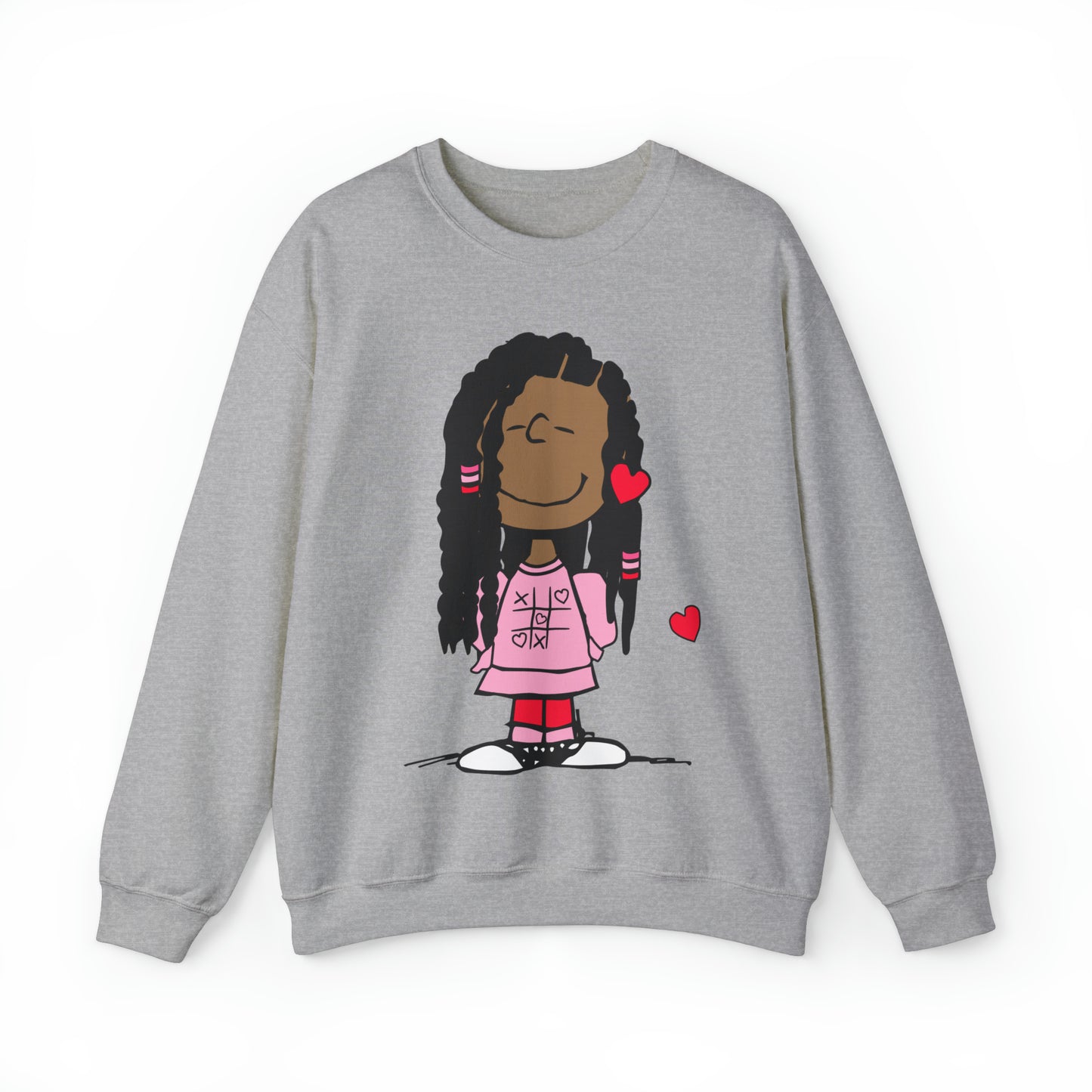 Black Charlie Brown Characters Valentine's Day Shirt