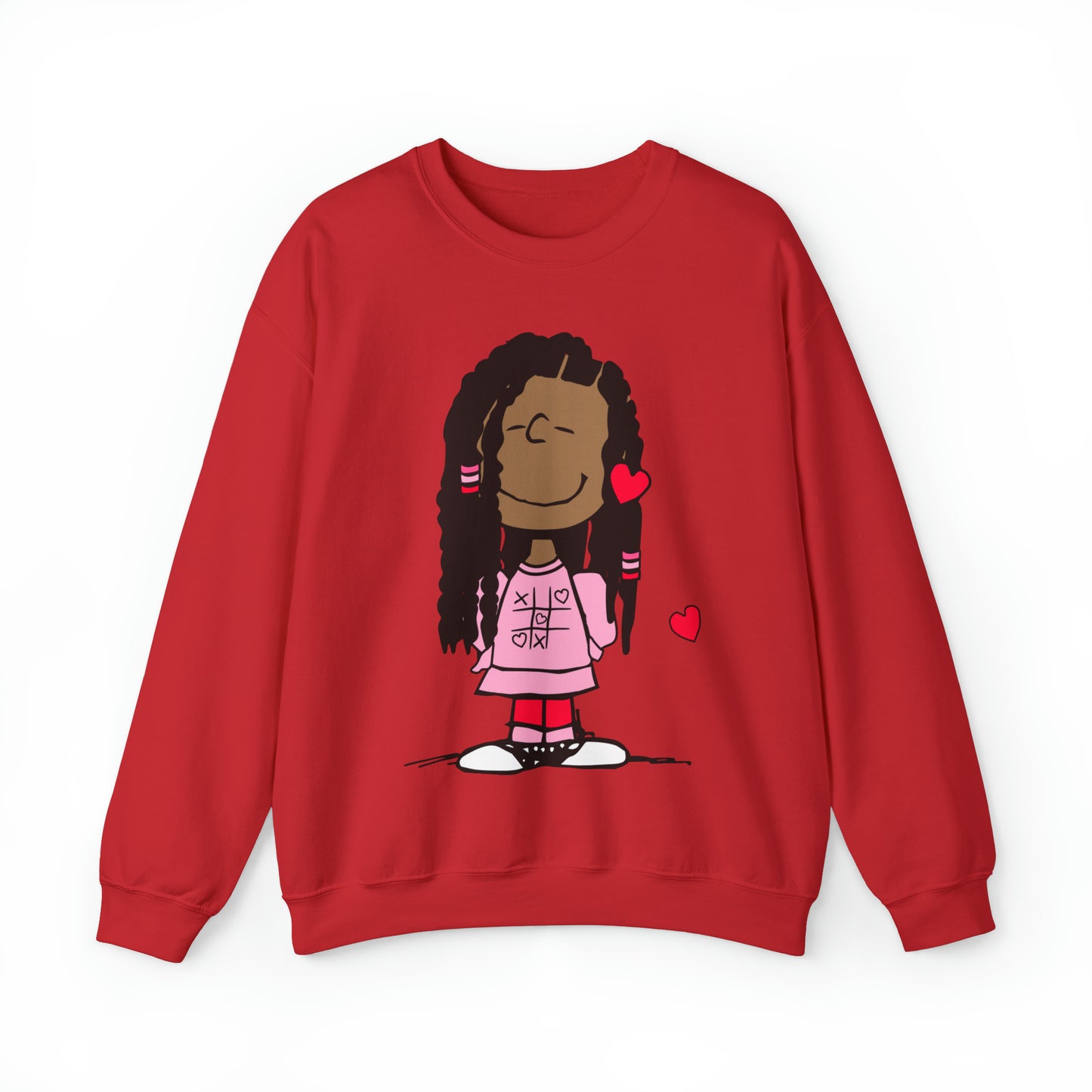 Black Charlie Brown Characters Valentine's Day Shirt