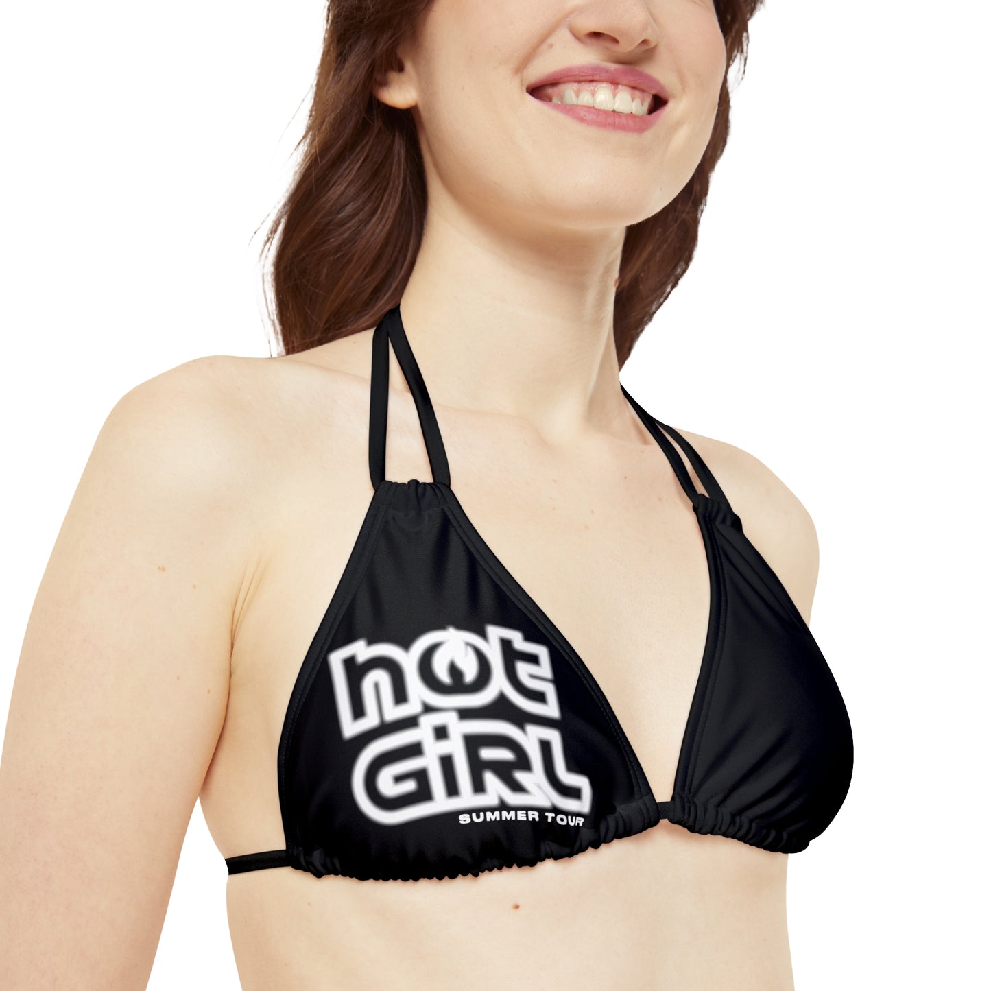 Black Hot Girl Summer Tour Bikini Top