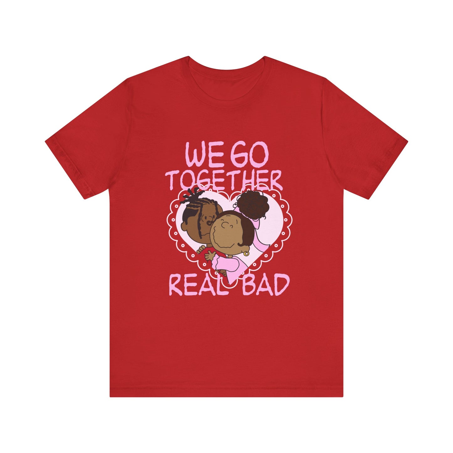 Keisha & The Gang | Black Charlie Brown Characters Valentine's Day Shirt