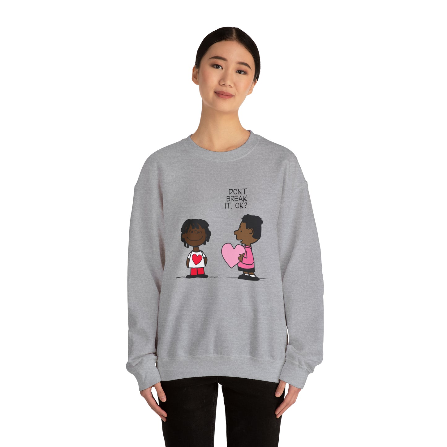 Black Charlie Brown Characters Valentine's Day Shirt