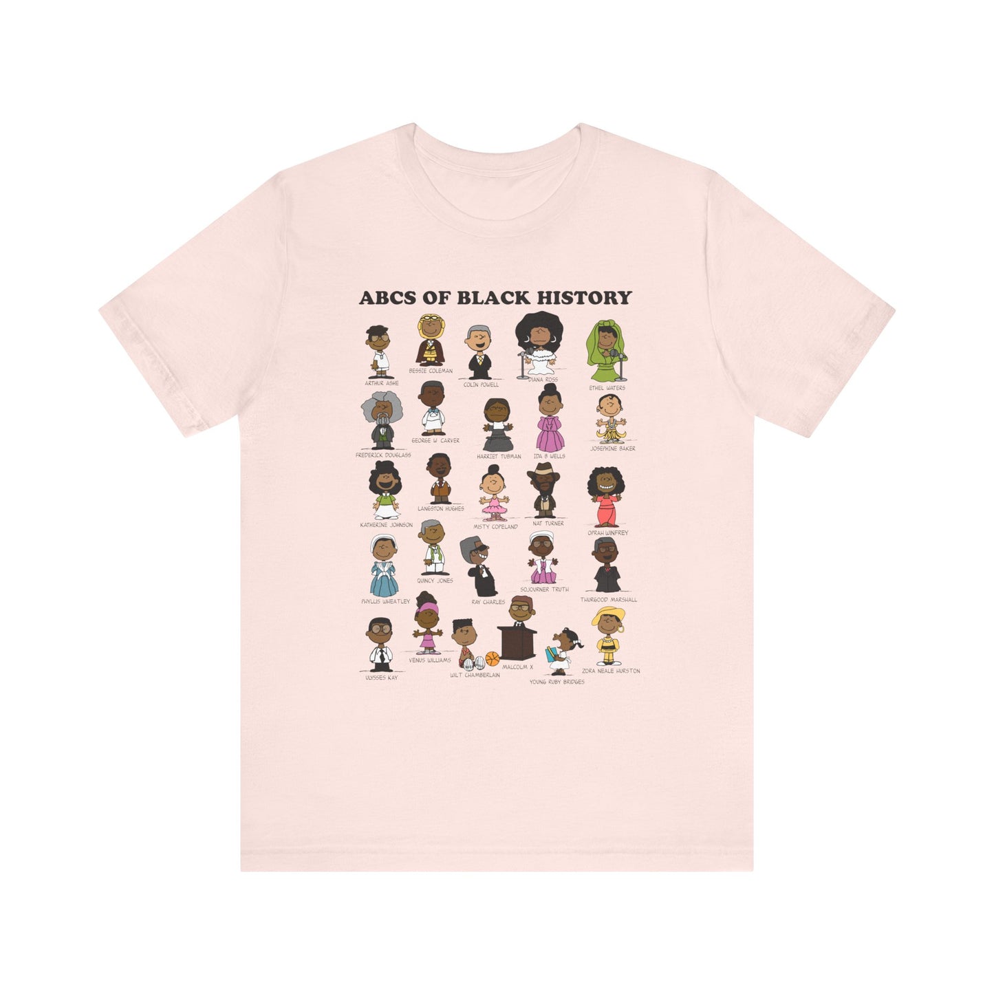 ABCs of Black History Short-Sleeve Unisex T-Shirt