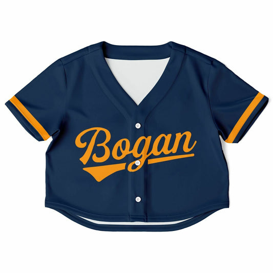 Bogan High School Cropped Baseball Jersey | Bogan Bengals