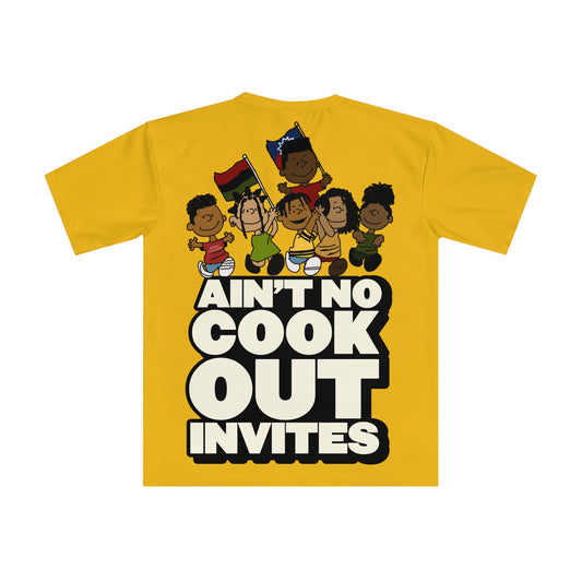 Yellow Ain't No Cookout Invitations | Juneteenth Shirt