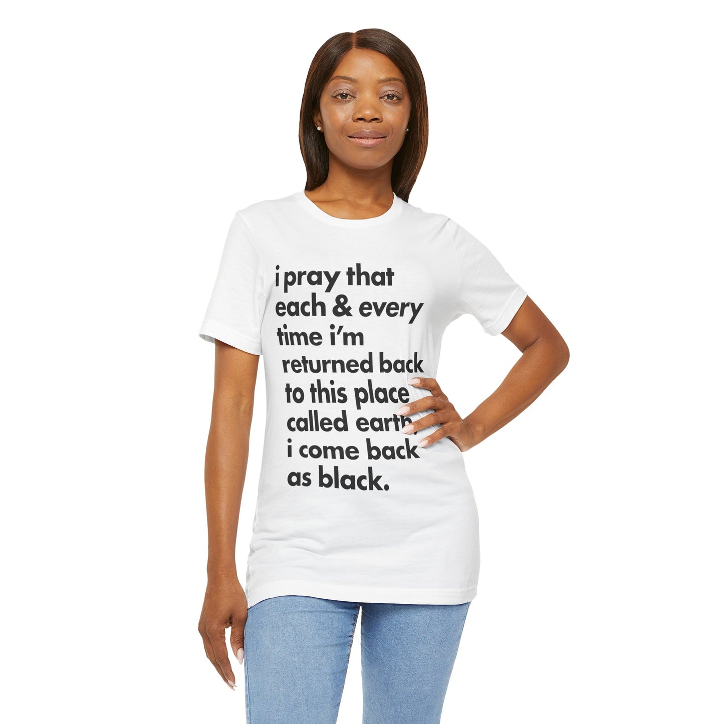 Powerful Message Tee, Inspirational T-Shirt, Unisex Graphic Tee, Thought-Provoking Apparel, Everyday Wear, Gift for Meaningful Occasions