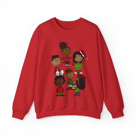 Black Charlie Brown Characters Christmas Shirt