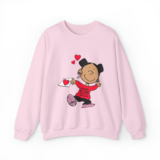 Black Charlie Brown Characters Valentine's Day Shirt