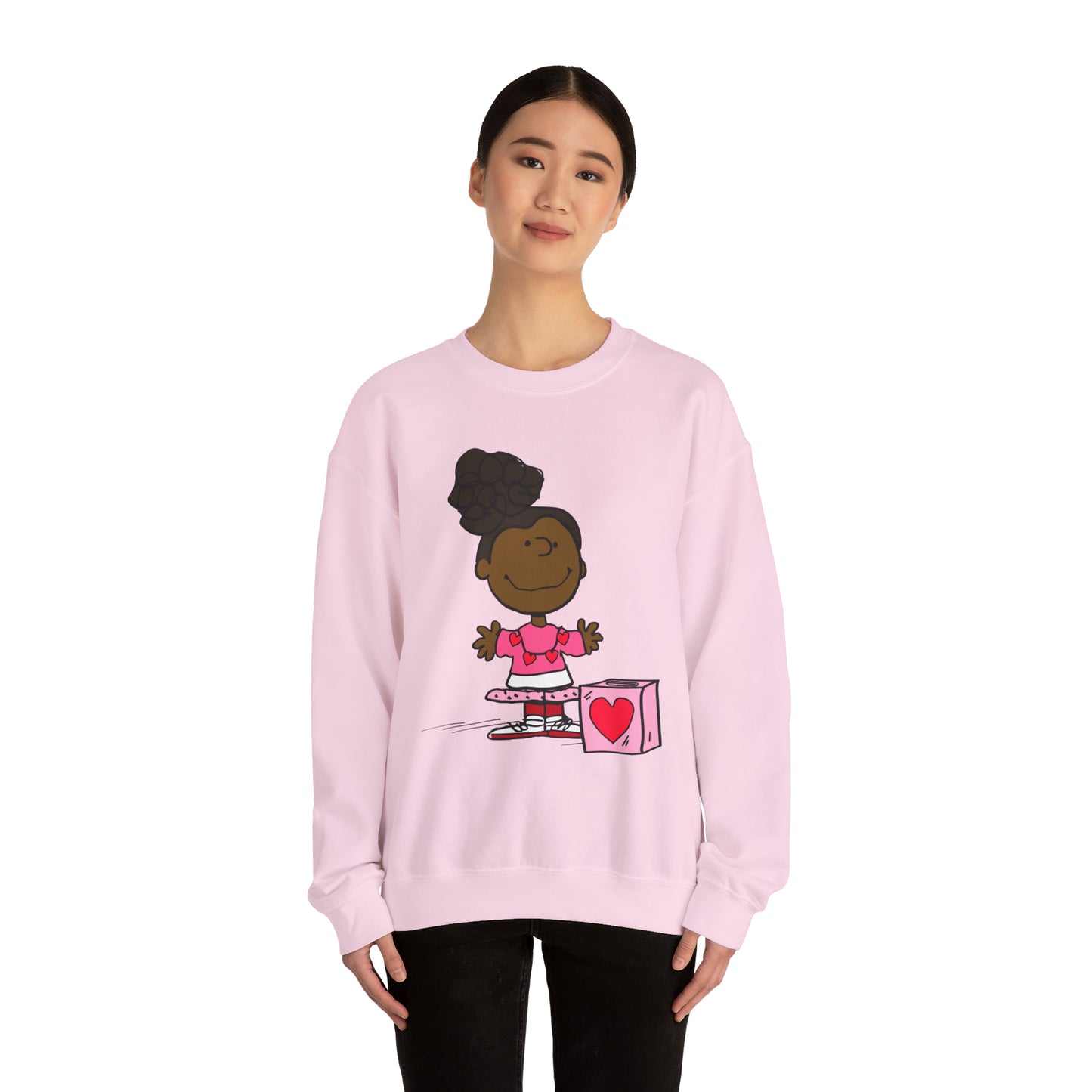 Black Charlie Brown Characters Valentine's Day Shirt