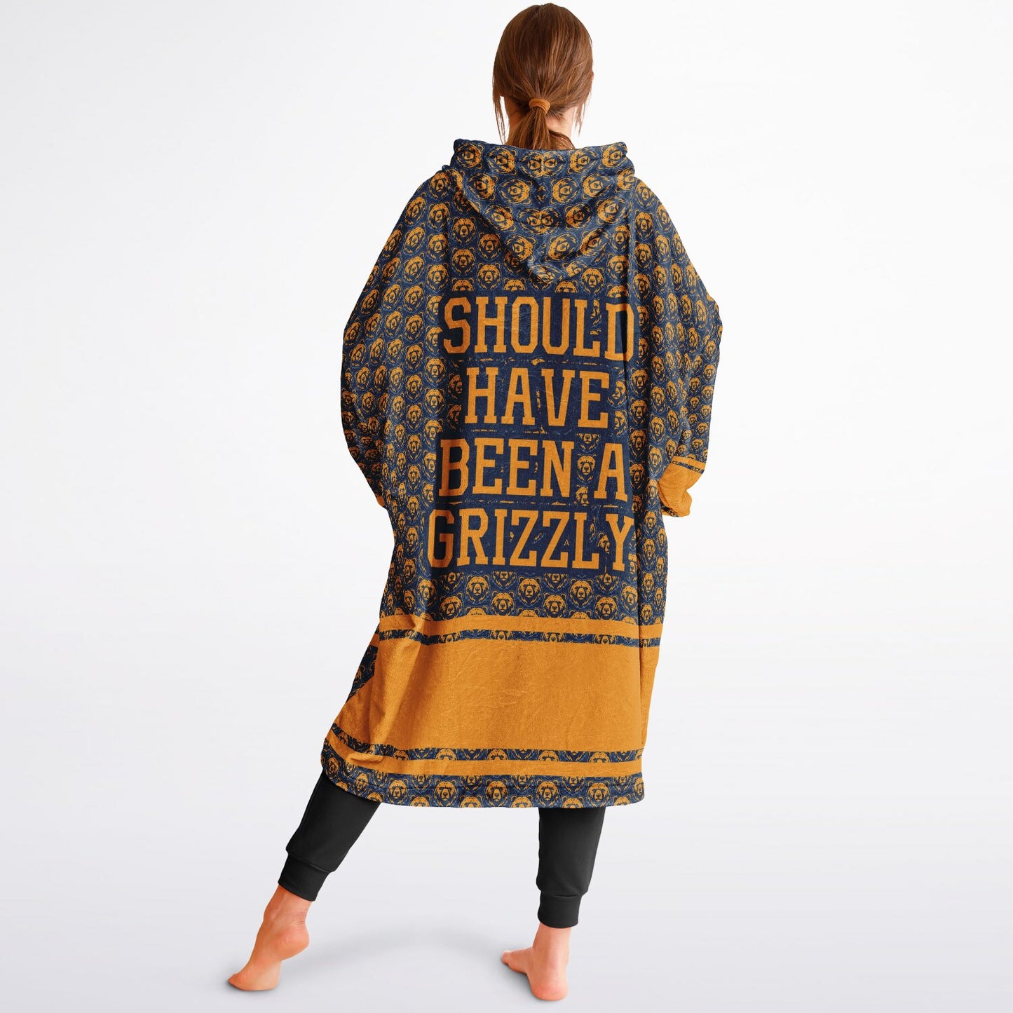 Walter Payton College Prep Snug Hoodie | Hoodie Blanket | Payton Grizzlies | Football SZN