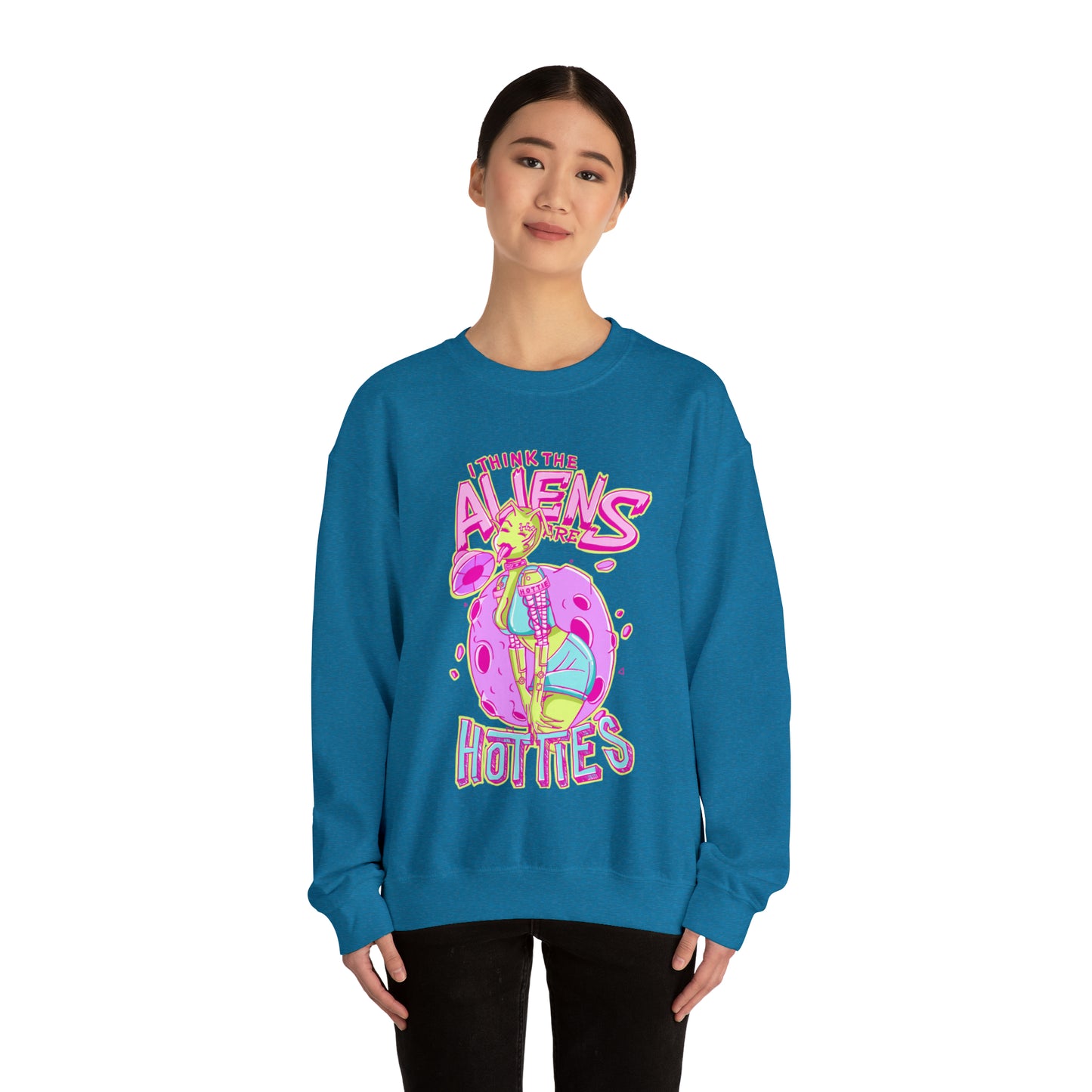 The Aliens Are Hotties Crewneck Sweatshirt