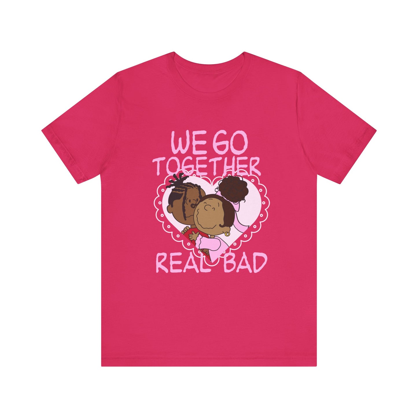 Keisha & The Gang | Black Charlie Brown Characters Valentine's Day Shirt