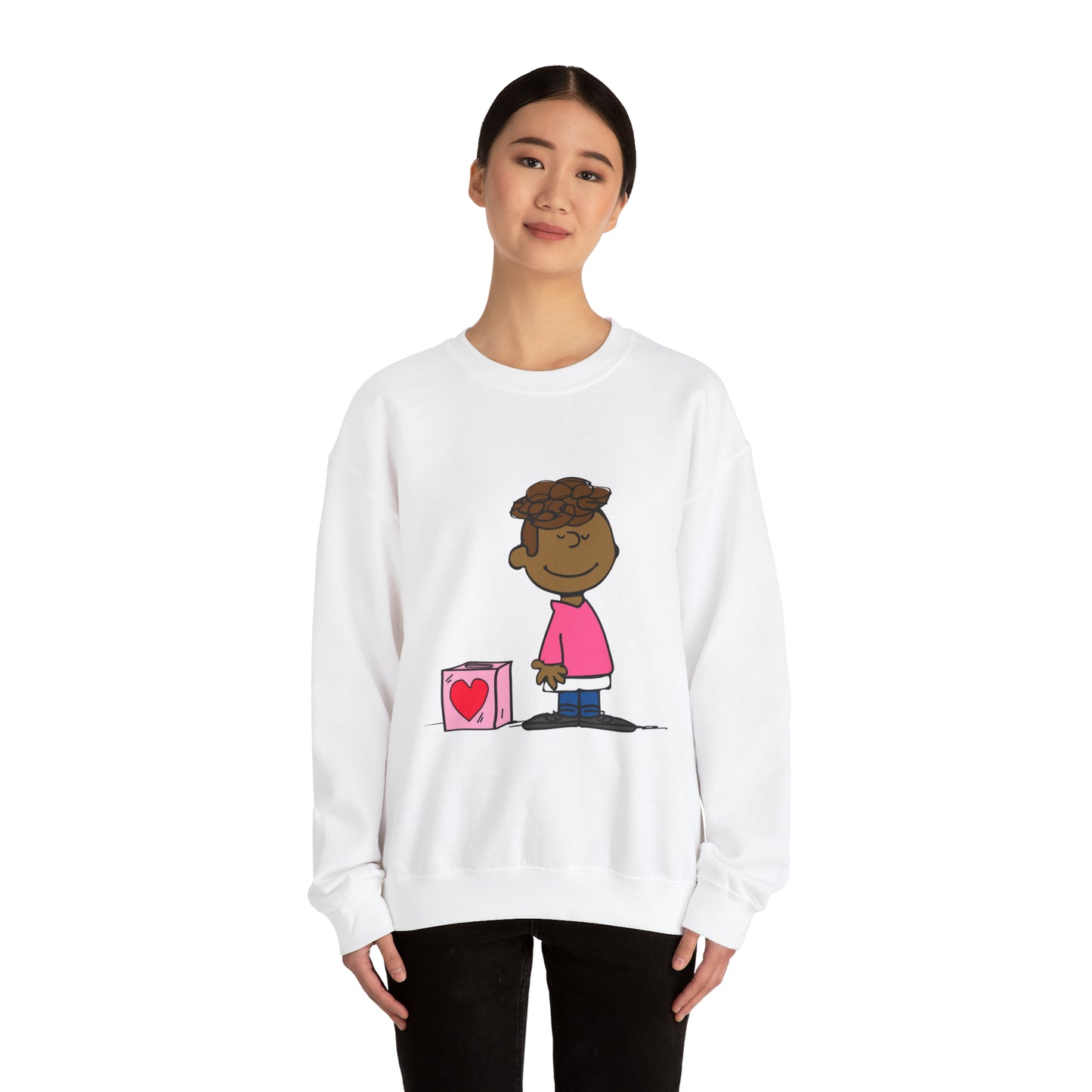 Black Charlie Brown Characters Valentine's Day Shirt