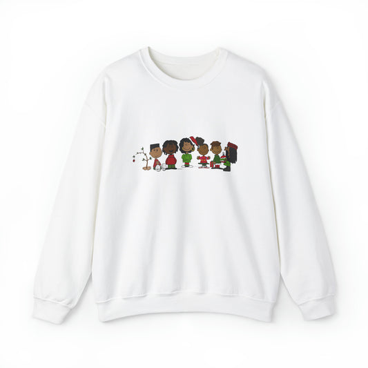 Black Charlie Brown Characters Christmas Shirt