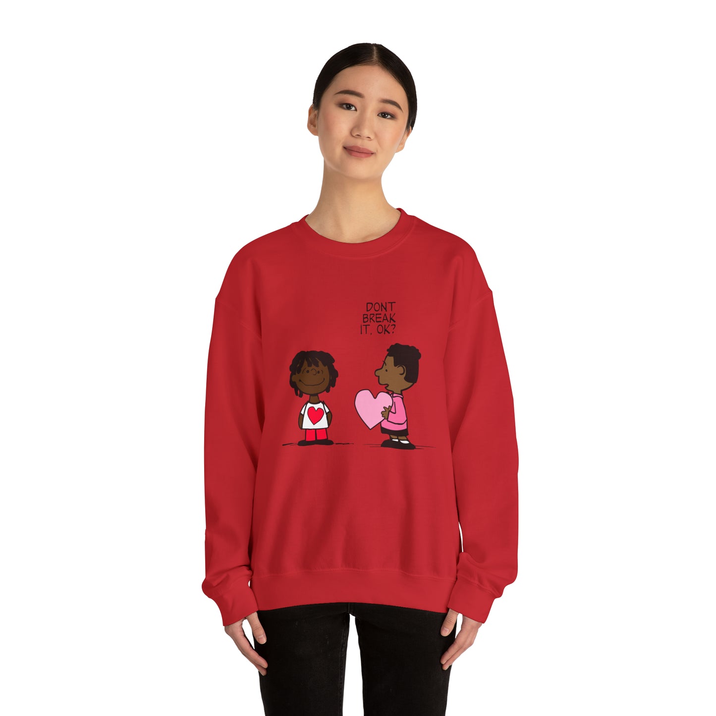 Black Charlie Brown Characters Valentine's Day Shirt