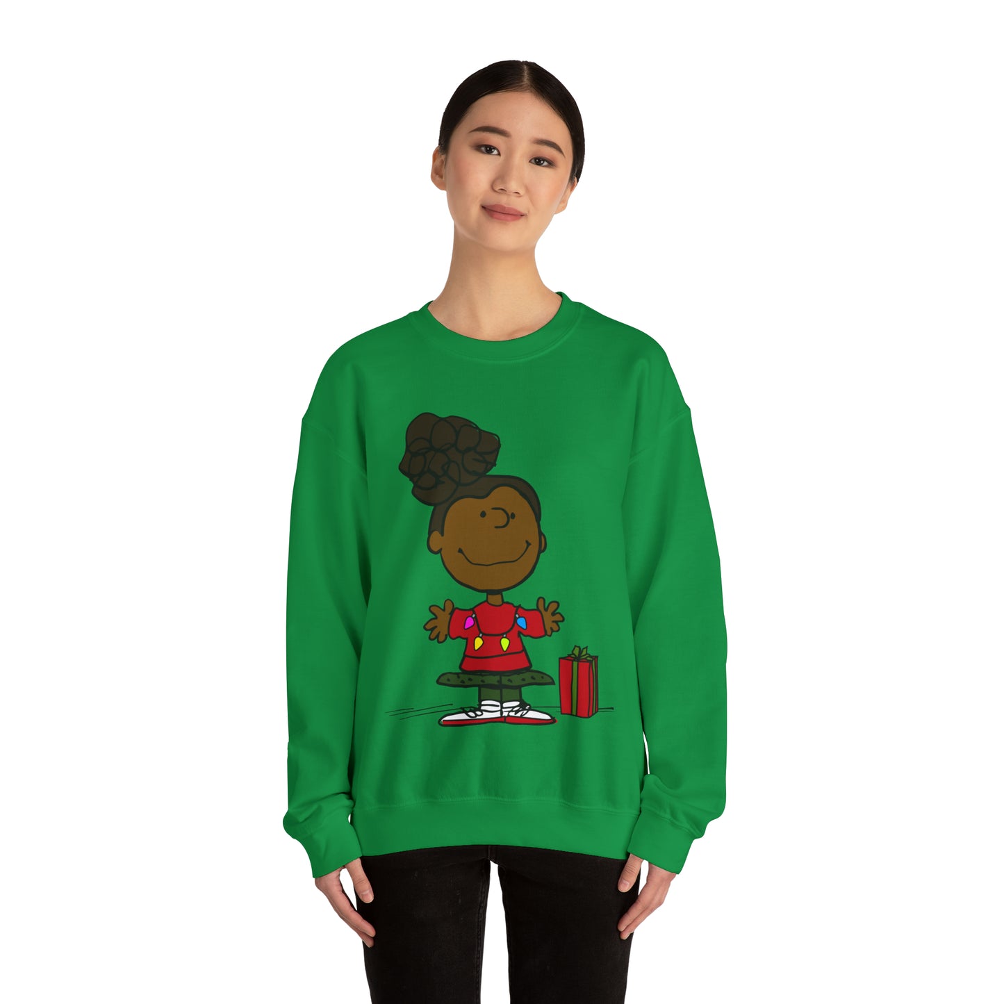 Black Charlie Brown Characters Christmas Shirt